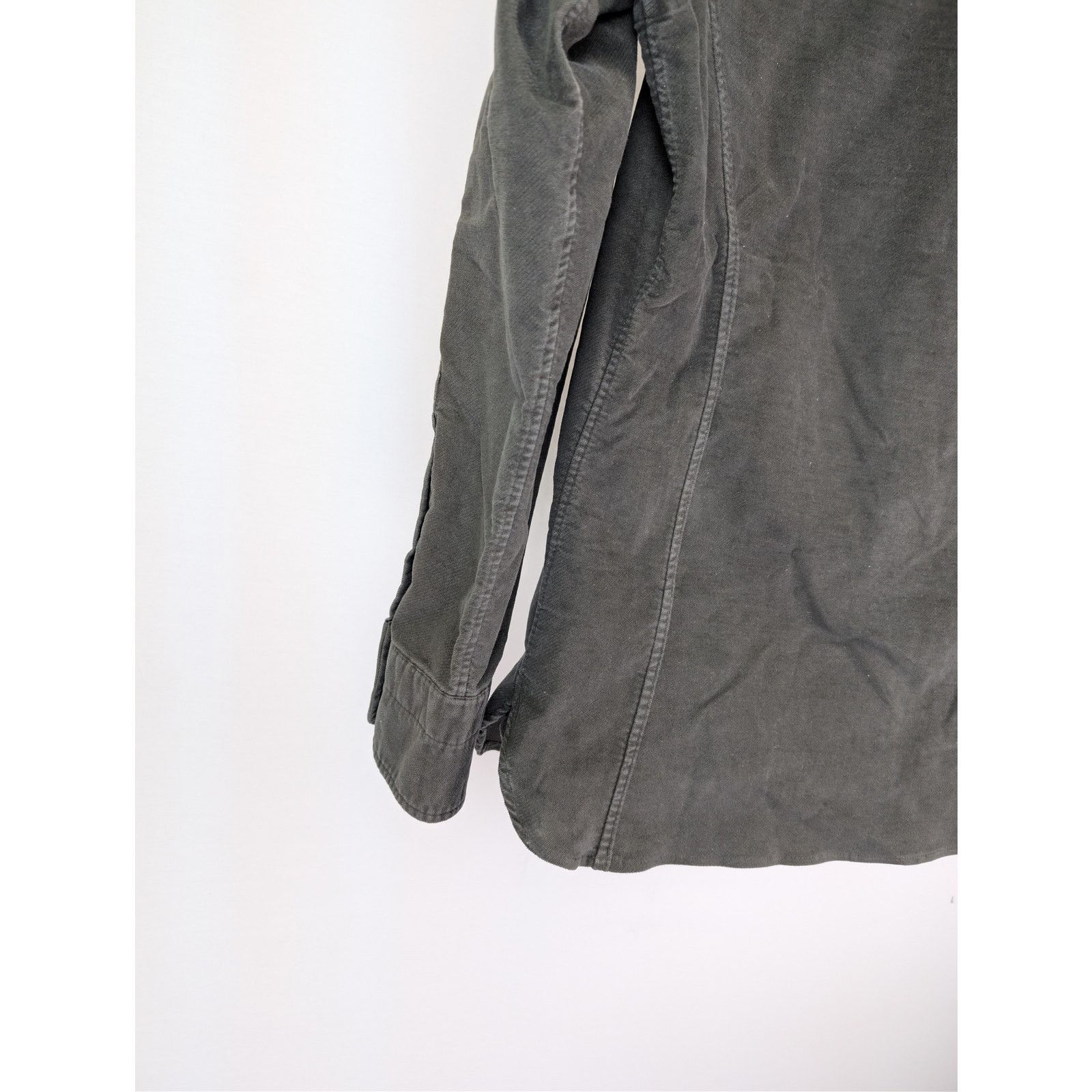 Tom Ford o1rshd1 CC20 Corduroy Western Button up Shirt in Grey Size US M / EU 48-50 / 2 - 13 Thumbnail