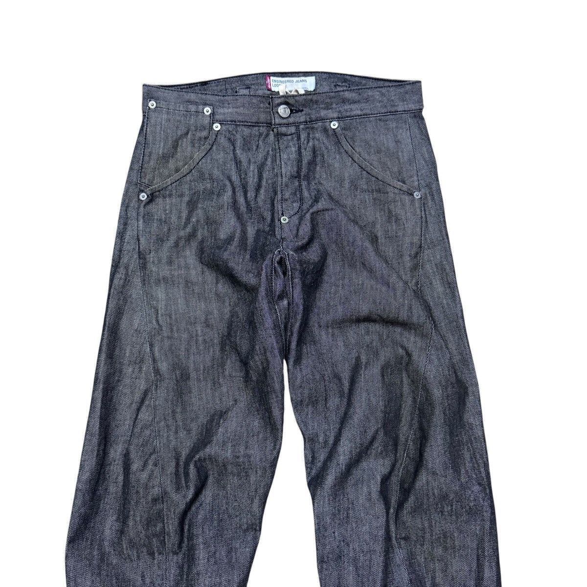 Levi's Vintage Levis Engineered Black Denim Jeans Twisted cut Size US 29 - 3 Thumbnail