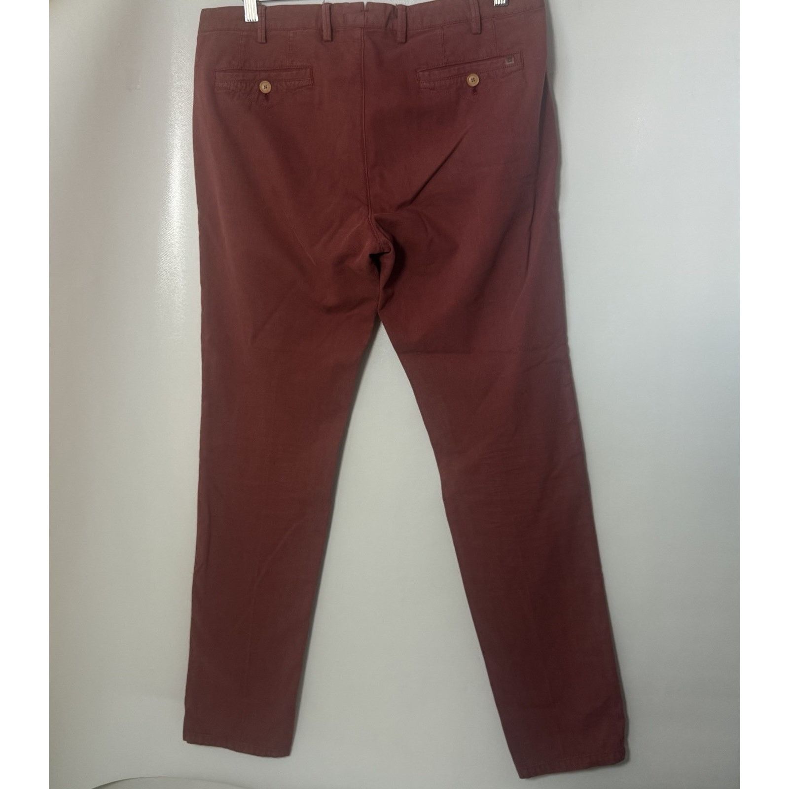 Massimo Dutti Massimo Dutto Chino Standard Slim Pants Zip Casual Career Size US 34 / EU 50 - 2 Thumbnail