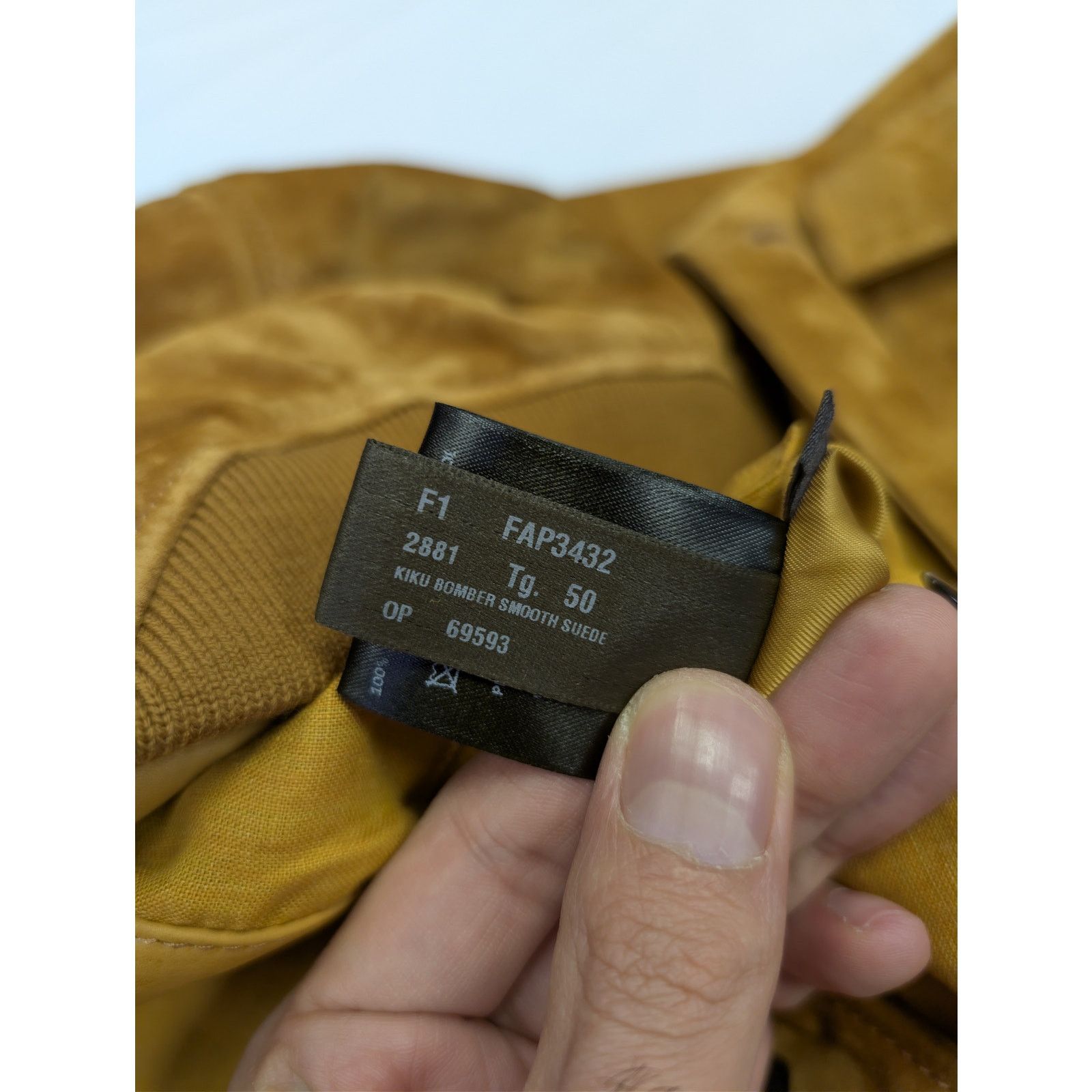 Loro Piana o1rshd1 Suede Jacket Suede Button Jacket in Cognac Size US M / EU 48-50 / 2 - 19 Thumbnail