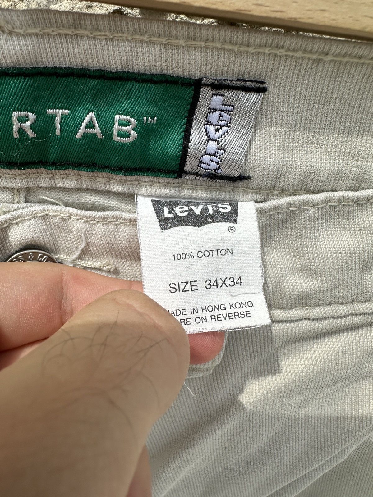 Levi's × Vintage Vintage 1989 80s 90s Levis Silver Tab cargo pants Size US 34 / EU 50 - 3 Thumbnail