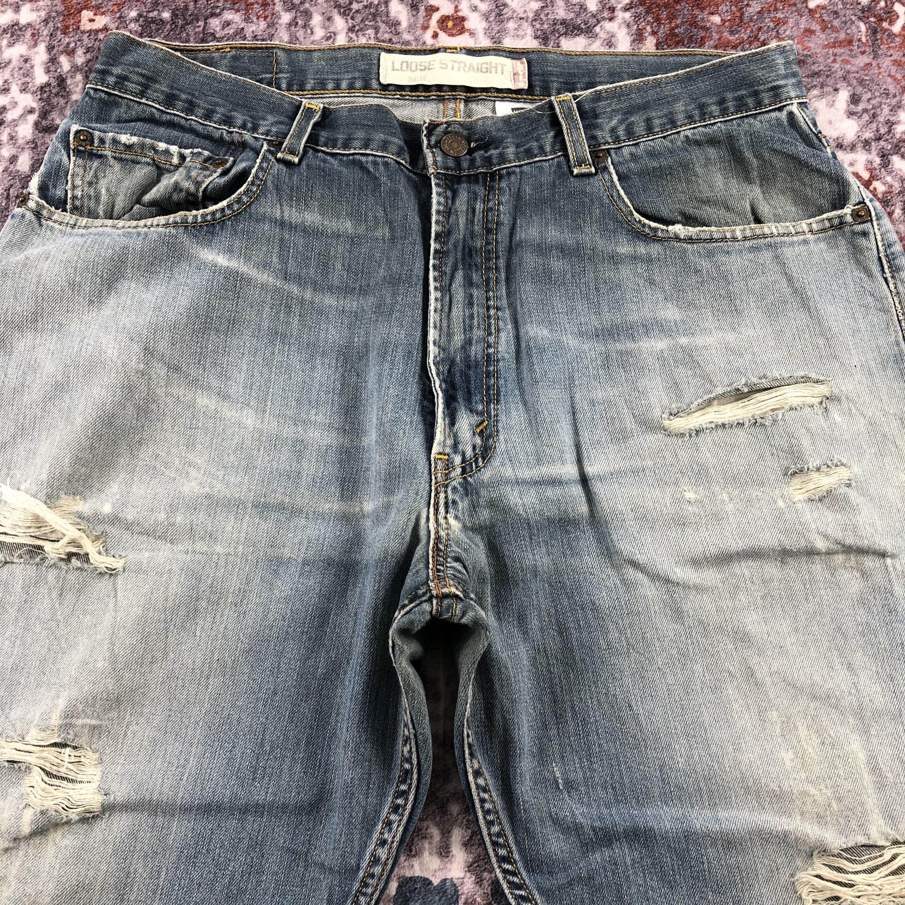 Levi's × Vintage Vintage Levis 569 Jeans-JM2474 Size US 35 - 3 Thumbnail
