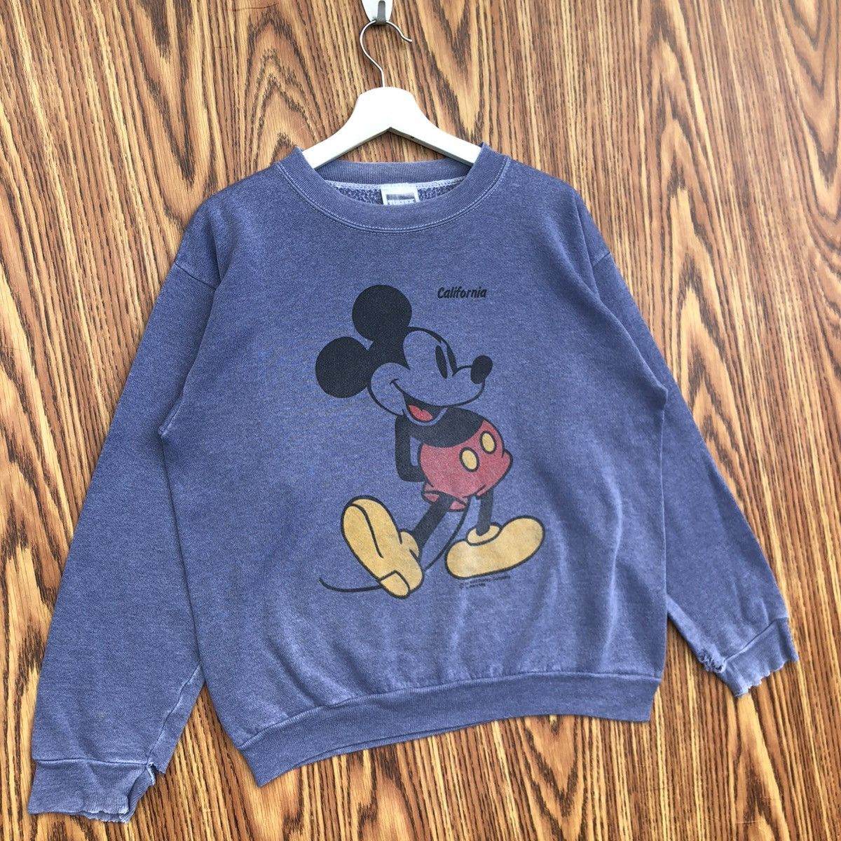 Cartoon Network × Mickey Mouse × Vintage Vintage Mickey Mouse California Sweatshirt Pullover Size US L / EU 52-54 / 3 - 2 Thumbnail