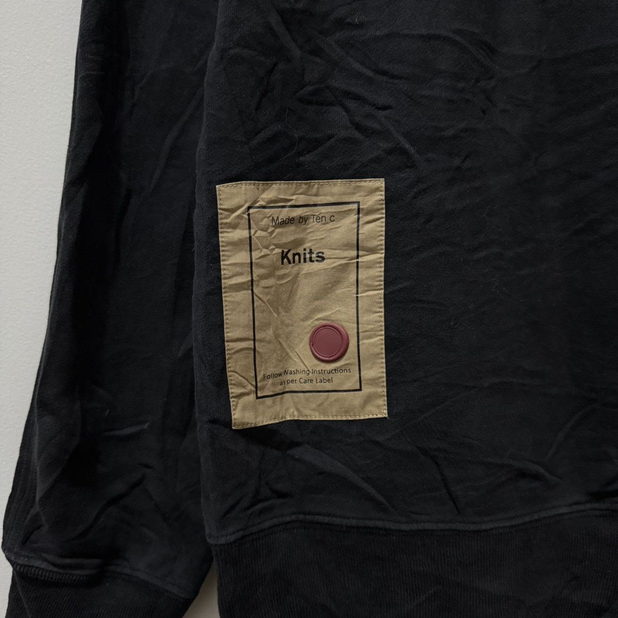 Ten C Ten C Garment Black Sweatshirt🇮🇹 Size US M / EU 48-50 / 2 - 5 Thumbnail