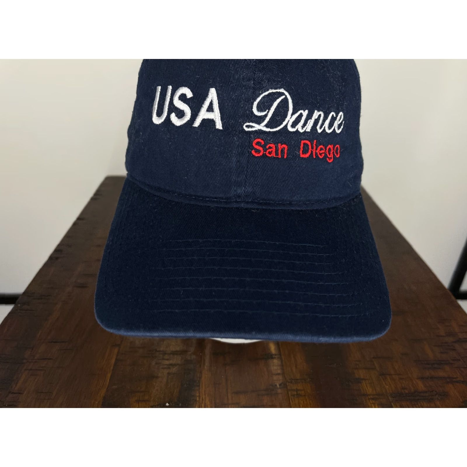 DANCER USA Dance Hat Cap Strap Back One Size Blue 100% Cotton Outdoor Unbranded Unisex Adults Baseball Cap Size ONE SIZE - 3 Thumbnail