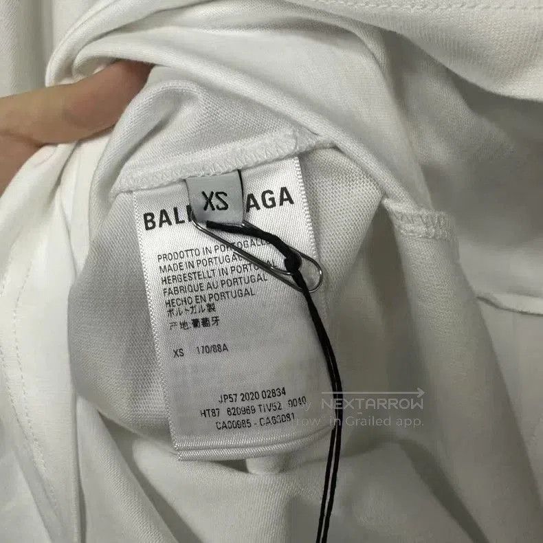 Balenciaga Balenciaga White Coke Print Oversized T. Size US S / EU 44-46 / 1 - 4 Thumbnail