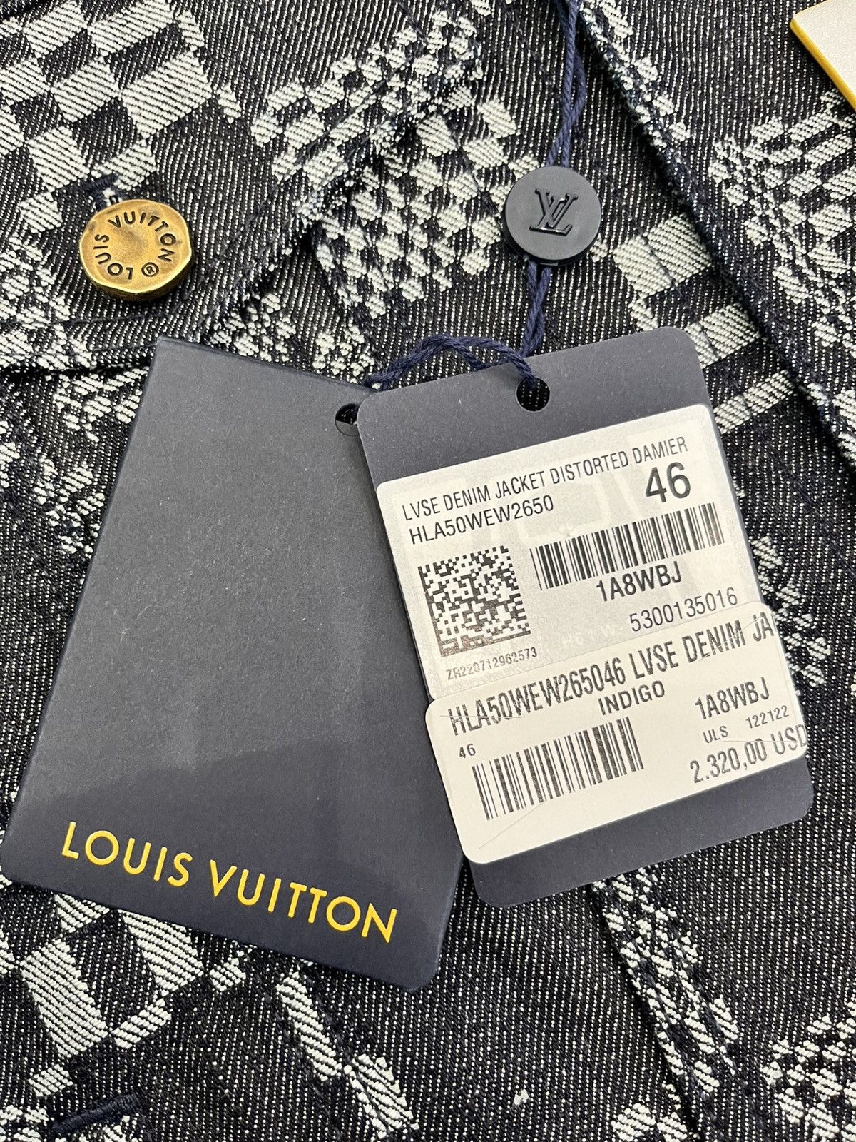 Louis Vuitton Louis Vuitton Damien Distorted Denim Jacket Size US M / EU 48-50 / 2 - 7 Thumbnail