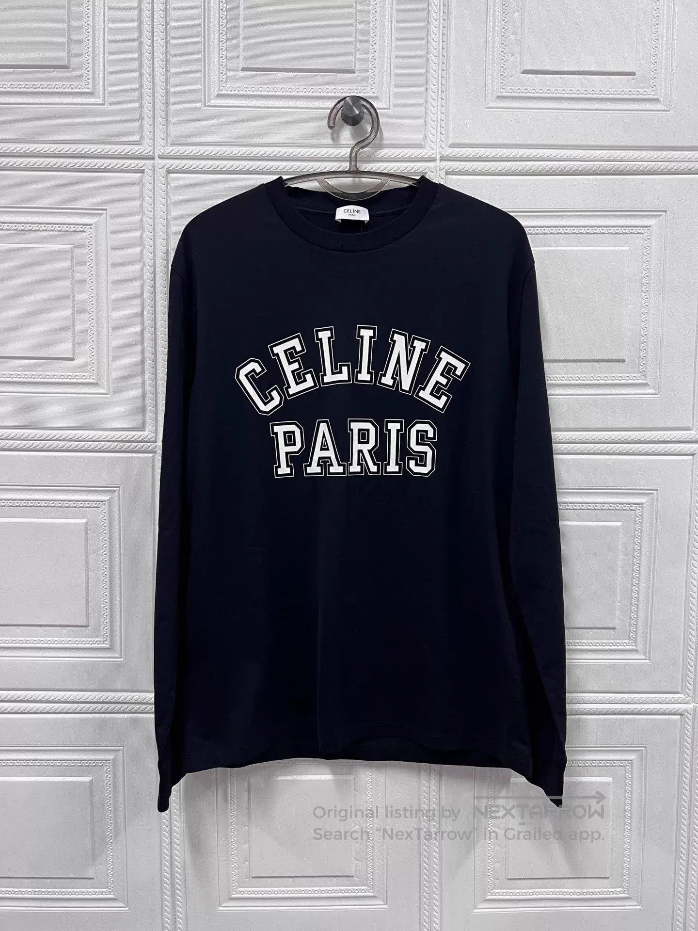 Celine Black Long Sleeve Graphic Print Shirt. Size US S / EU 44-46 / 1 - 1 Thumbnail