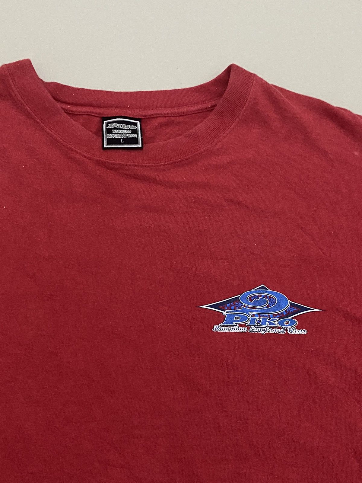 Billabong Y2K Piko Hawaiian Surfwear Tshirt Vintage Red Size US L / EU 52-54 / 3 - 4 Thumbnail