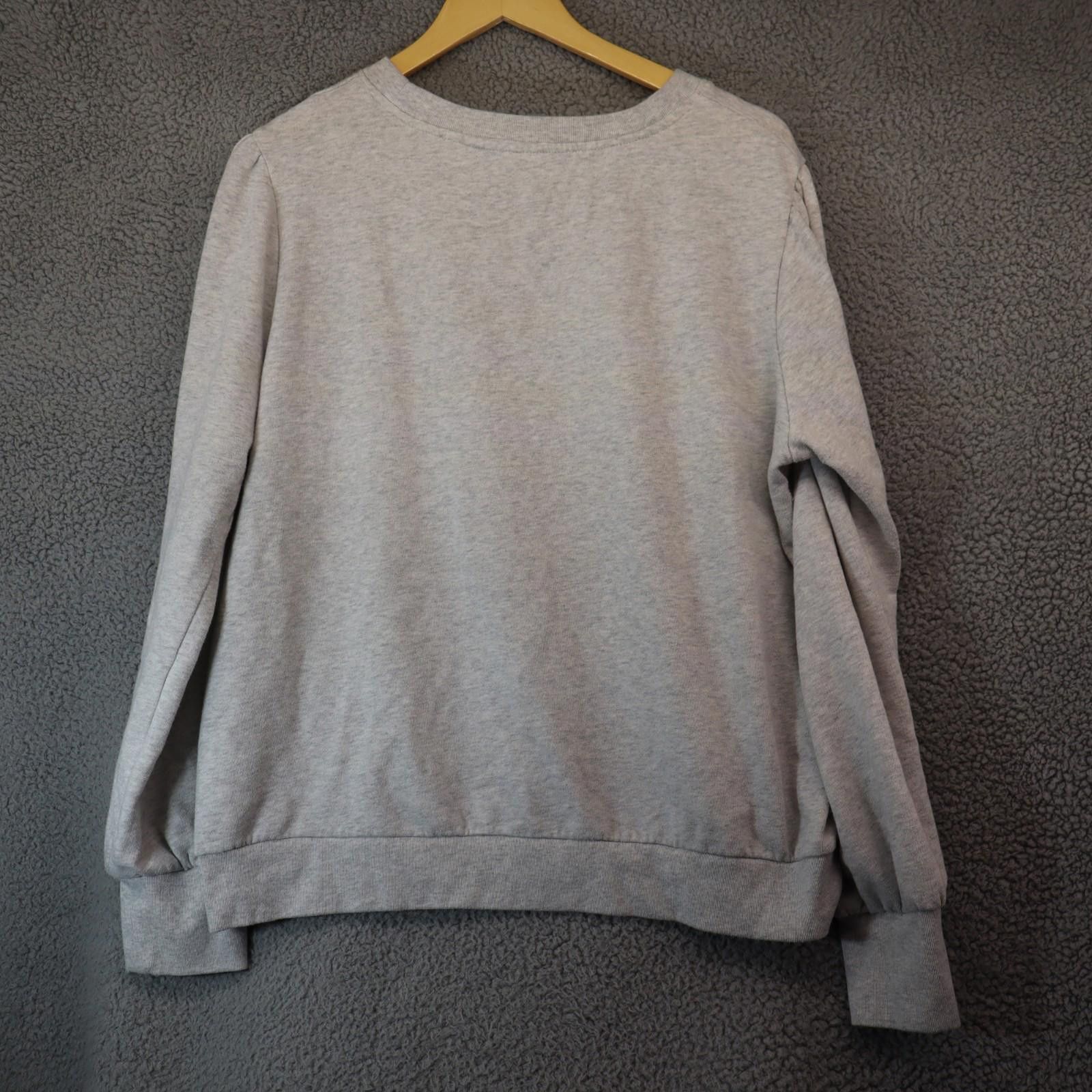 Gap Vtg 80s Gap Blank Sweatshirt Women XL - Crewneck Gray 90s Size XL / US 12-14 / IT 48-50 - 7 Thumbnail