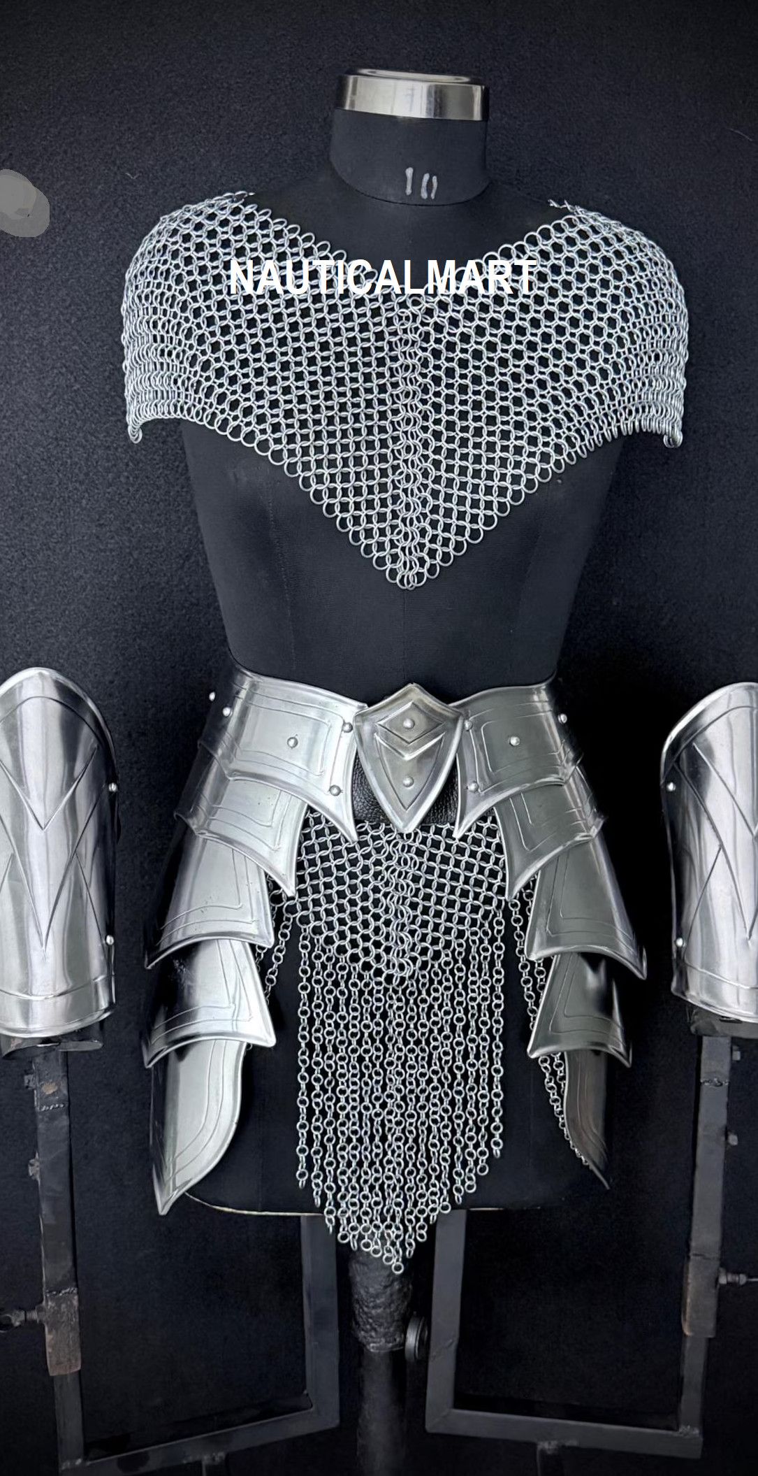 Other Authentic Medieval Women's Steel Armor Size ONE SIZE - 1 Thumbnail