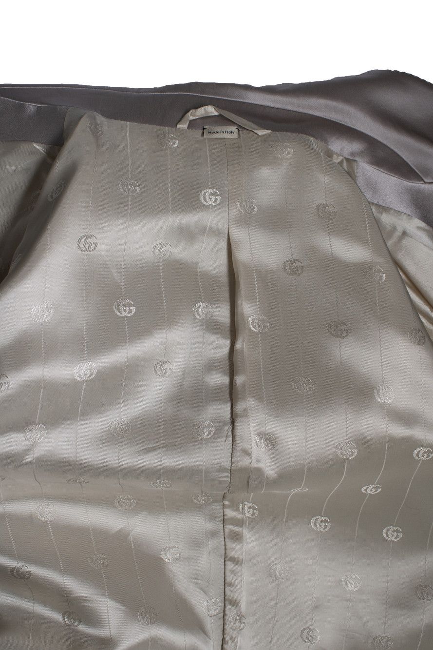 Gucci Gucci, satin double breasted blazer in light pink Size 54R - 10 Thumbnail