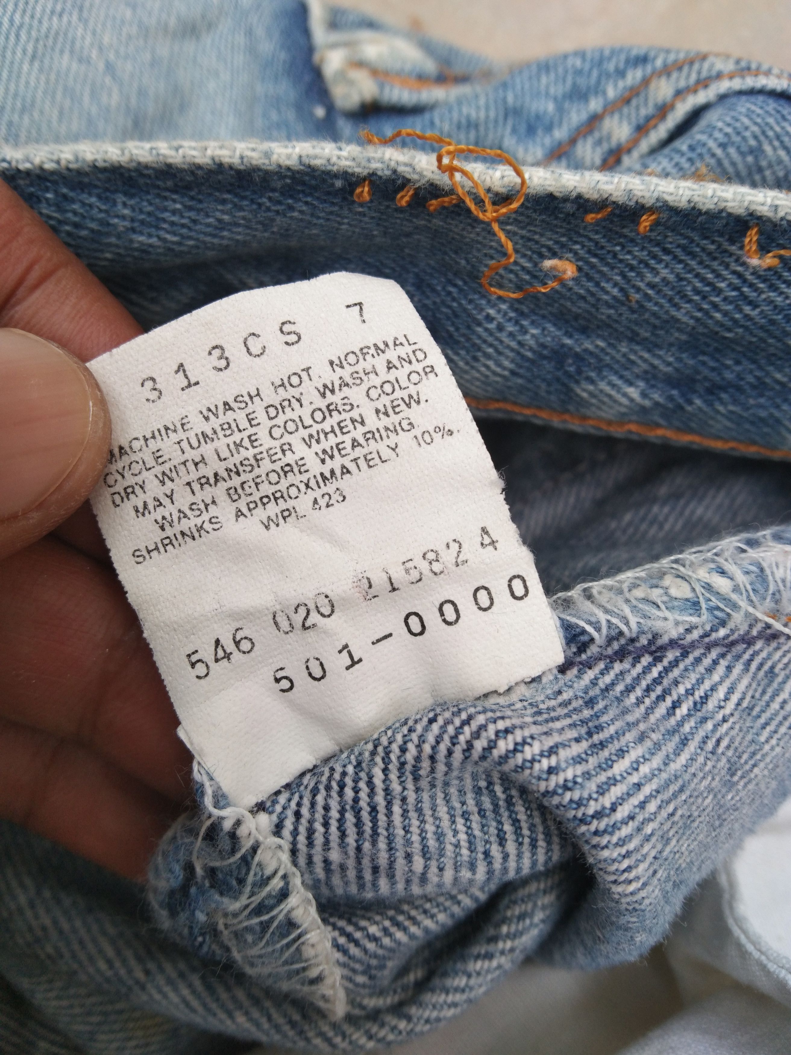 Levi's × Vintage 80s Vintage Levis 501 Made In USA Distressed Jeans 32x33 Size US 32 / EU 48 - 14 Thumbnail