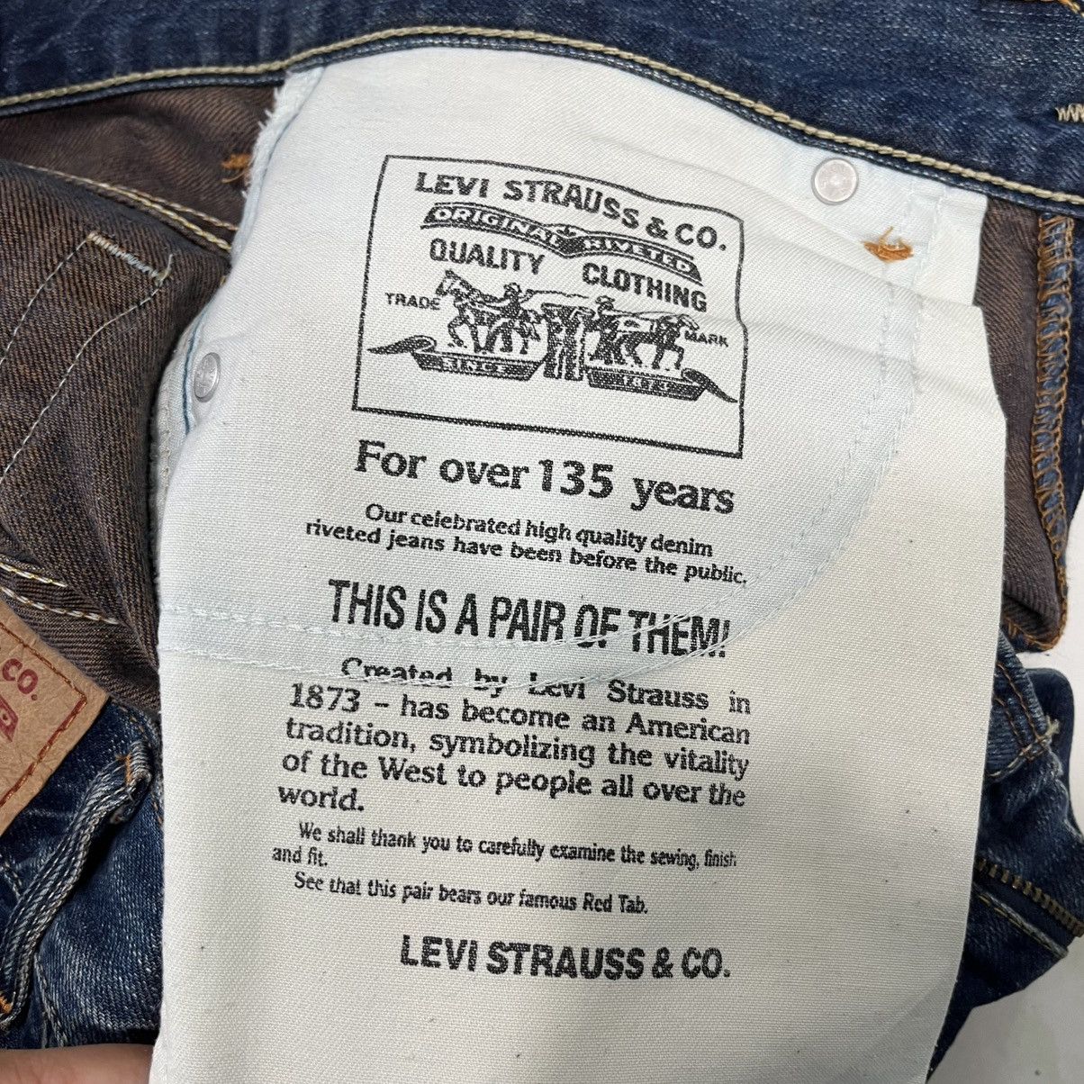 Levi's Vintage Levis Lot 503 Bootcut Denim Jeans Size US 30 / EU 46 - 16 Thumbnail