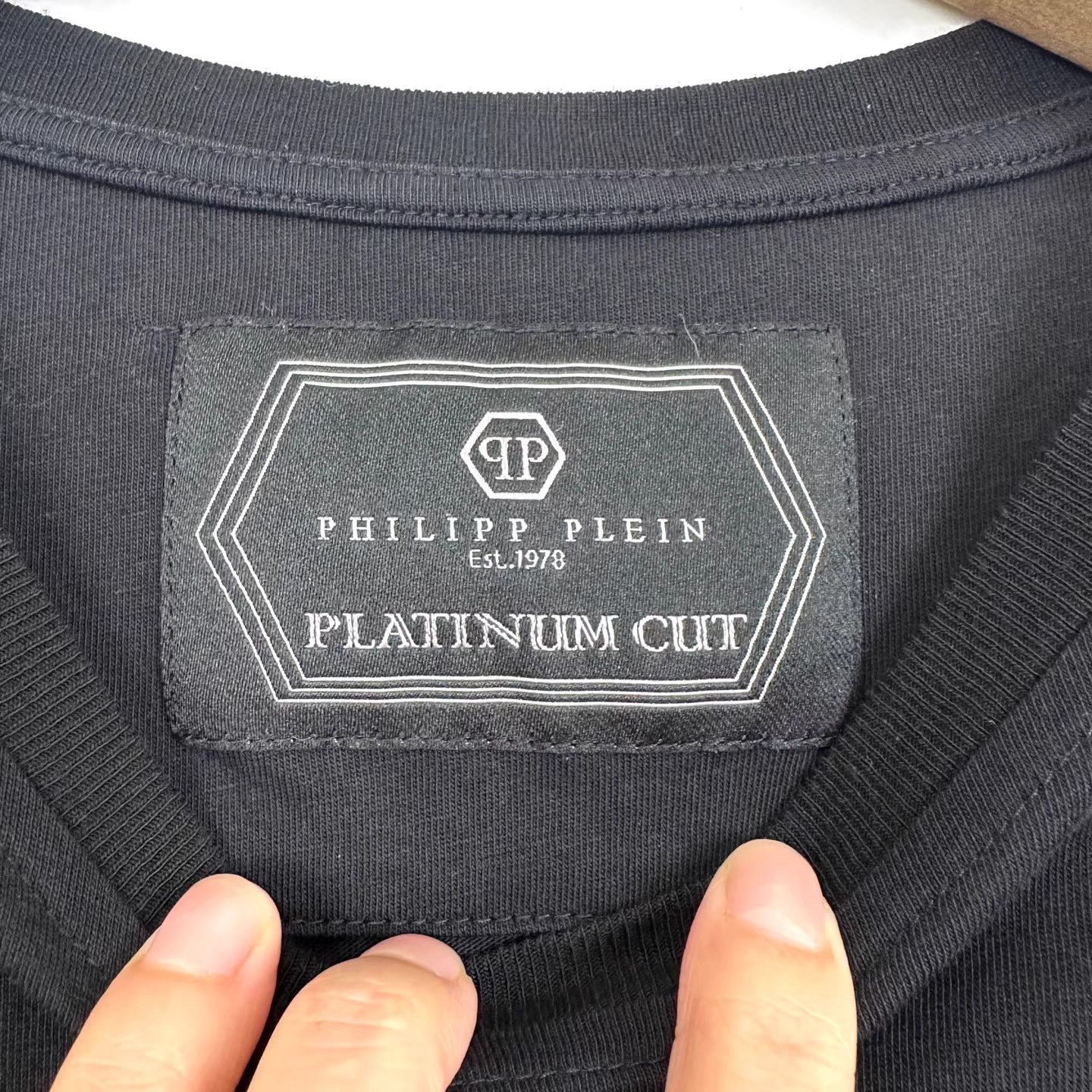 Philipp Plein PHILIPP PLEIN Contrast Logo Short Sleeve K12 Size US S / EU 44-46 / 1 - 5 Thumbnail