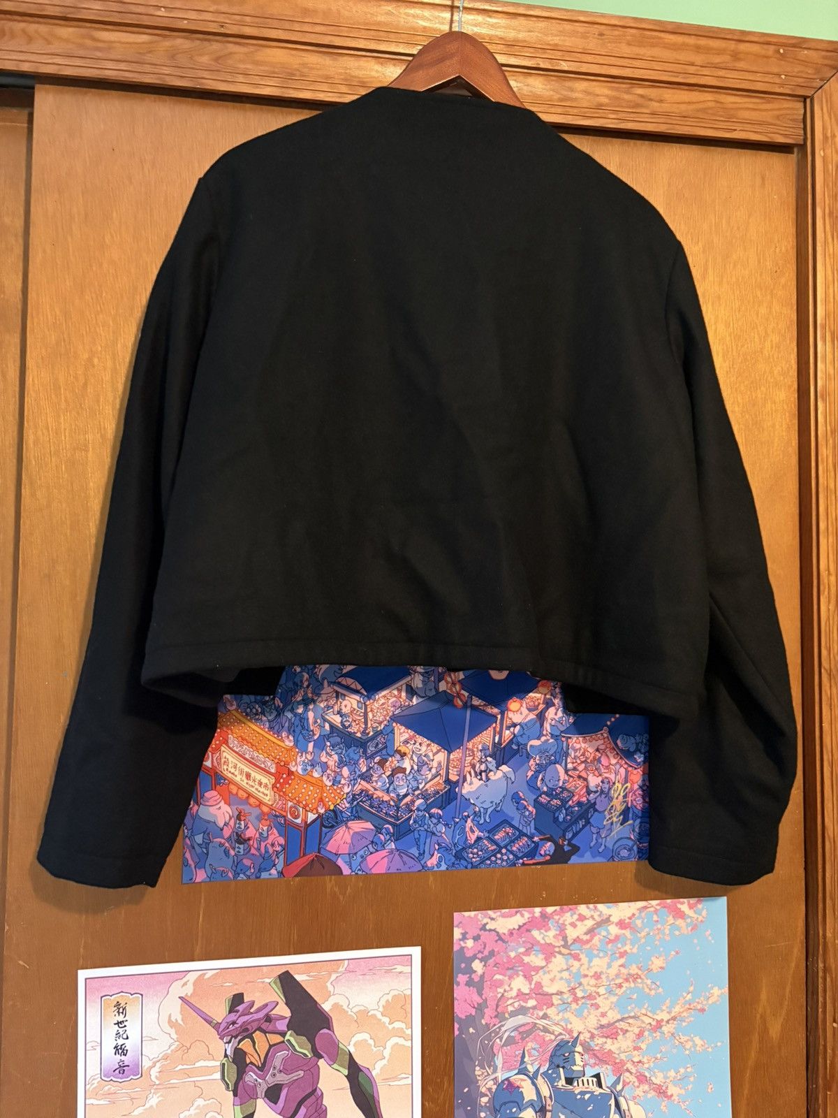 Japanese Brand NOT CONVENTIONAL Fireman Clasp Crop Jacket Size US L / EU 52-54 / 3 - 4 Thumbnail