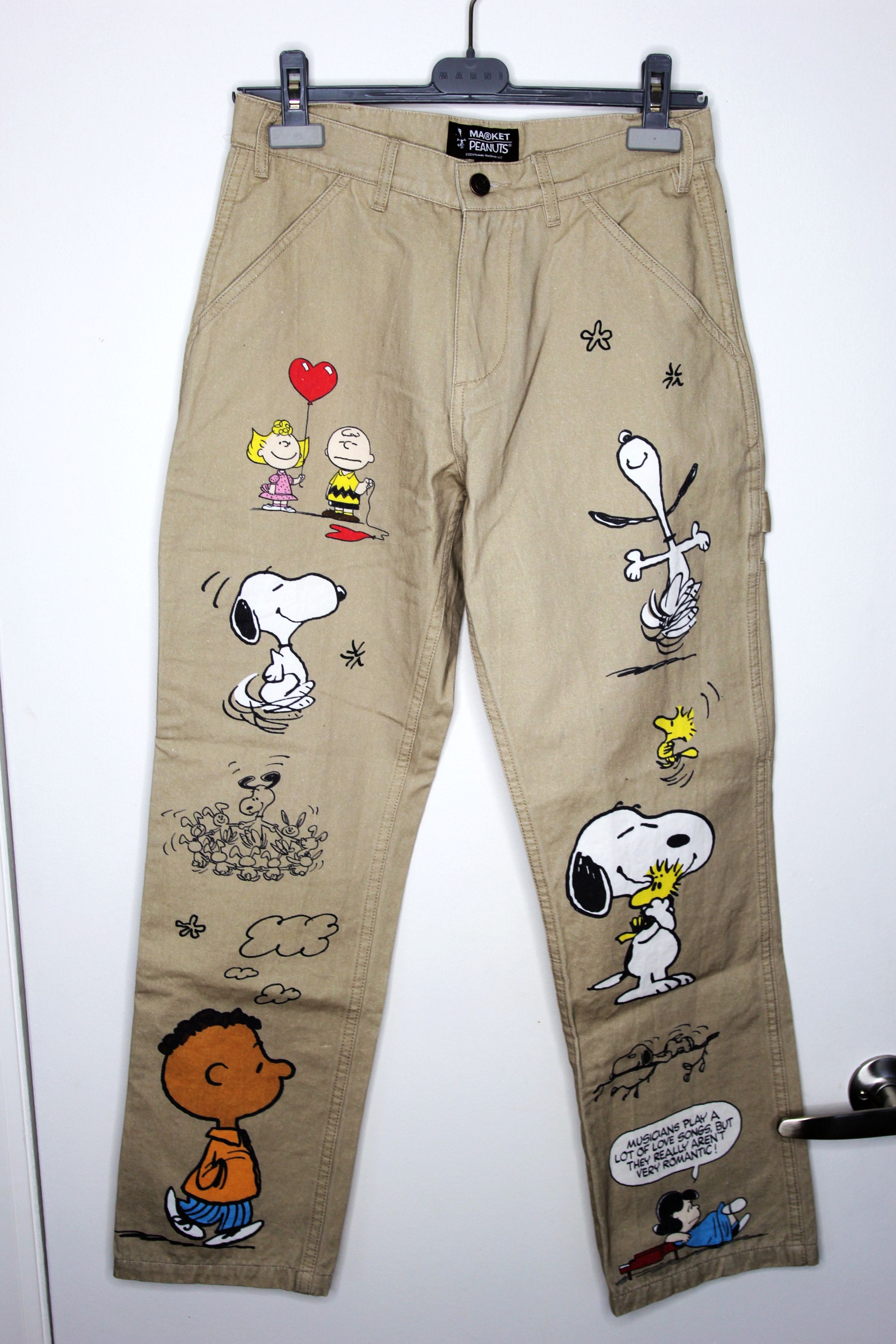 Market × Peanuts BNWT AW24 MARKET x PEANUTS CANVAS PANTS 28 Size US 28 / EU 44 - 2 Thumbnail