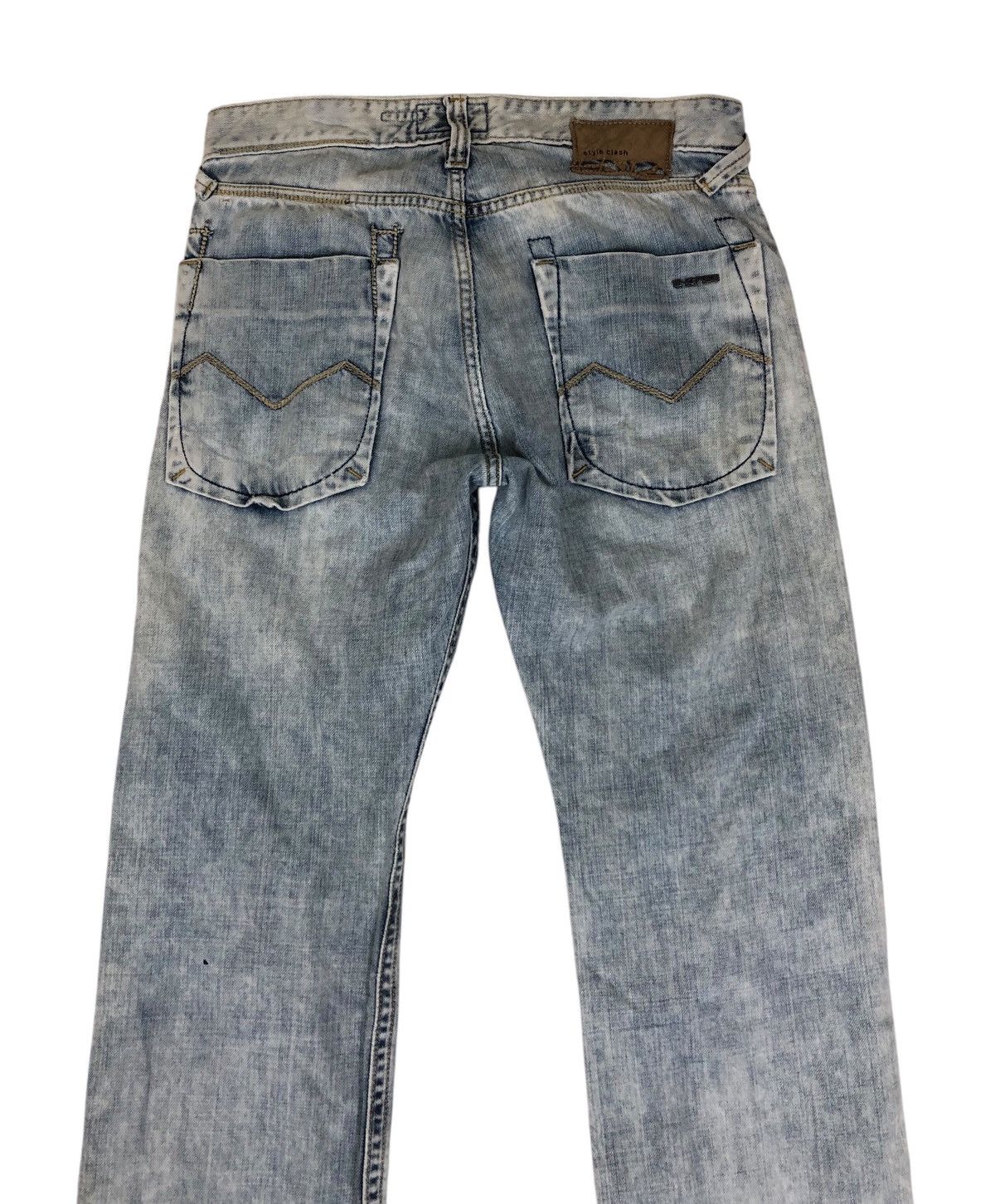 Energie Energie Distressed Ripped Denim Style Clash Jeans Size US 32 / EU 48 - 8 Thumbnail