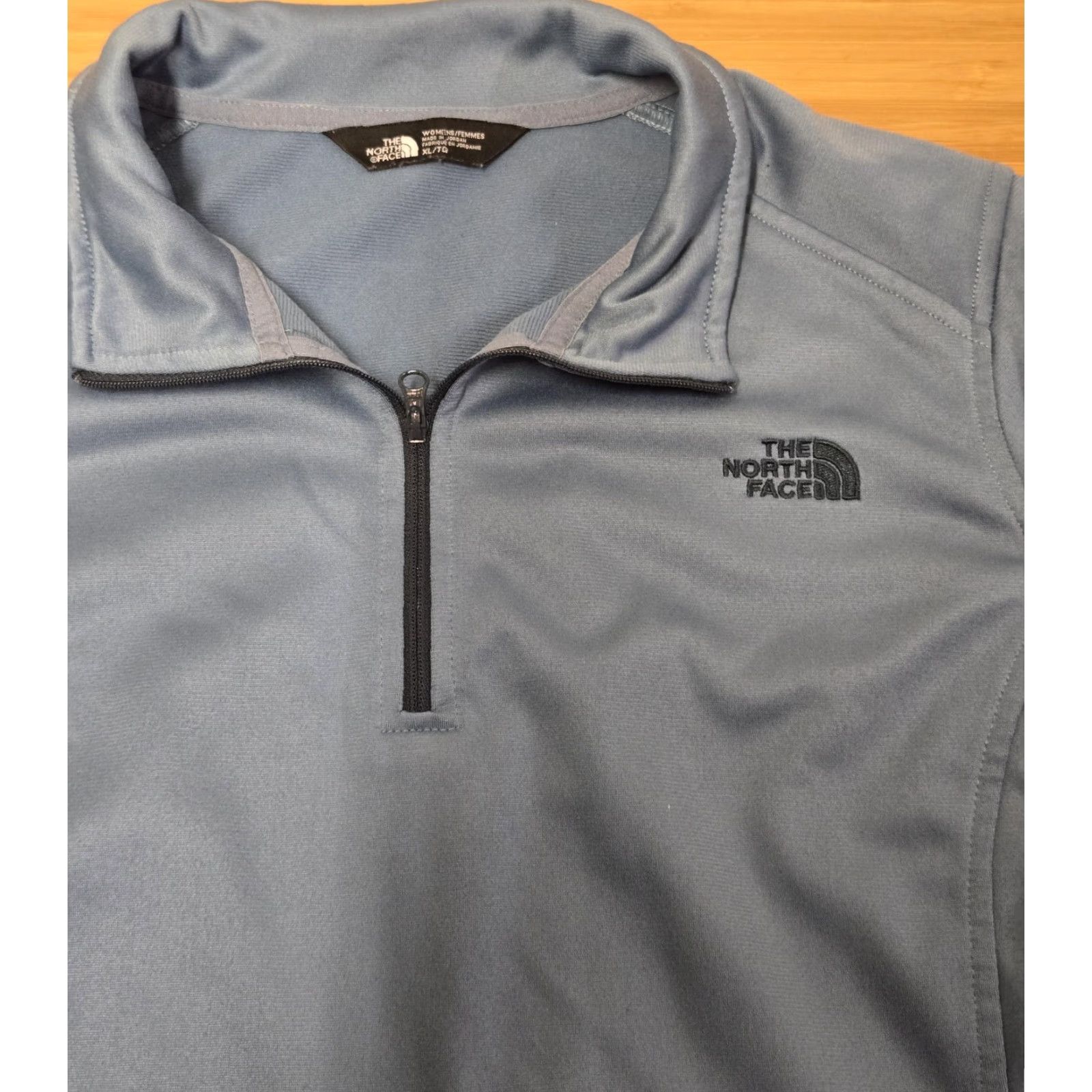The North Face The North Face Quarter Zip Pullover Womens XL Blue Long Sleeve Fleece Stretch Pullover Size XL / US 12-14 / IT 48-50 - 4 Thumbnail
