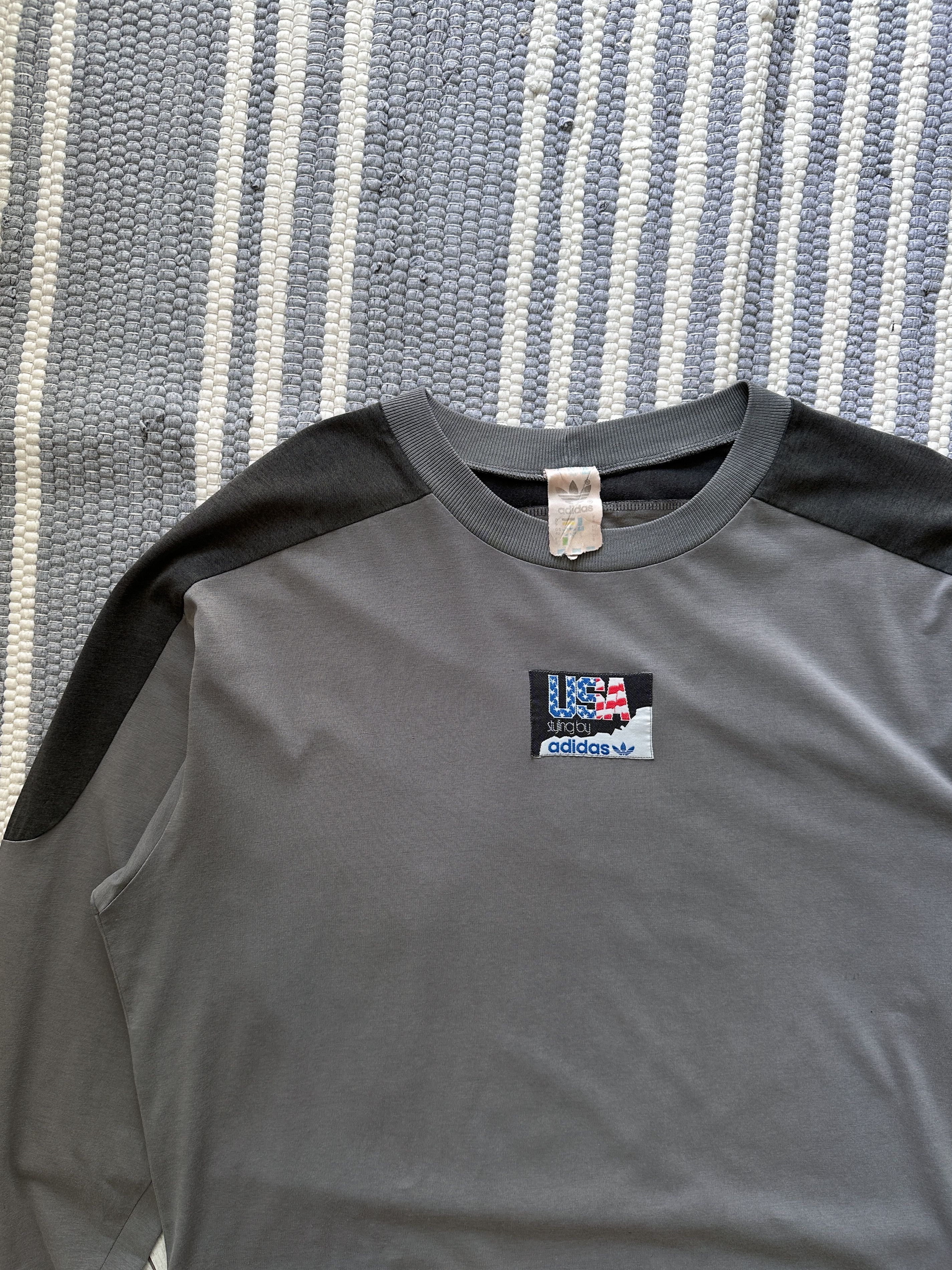 Adidas Vintage Adidas USA Longsleeve Tee Size US M / EU 48-50 / 2 - 5 Thumbnail