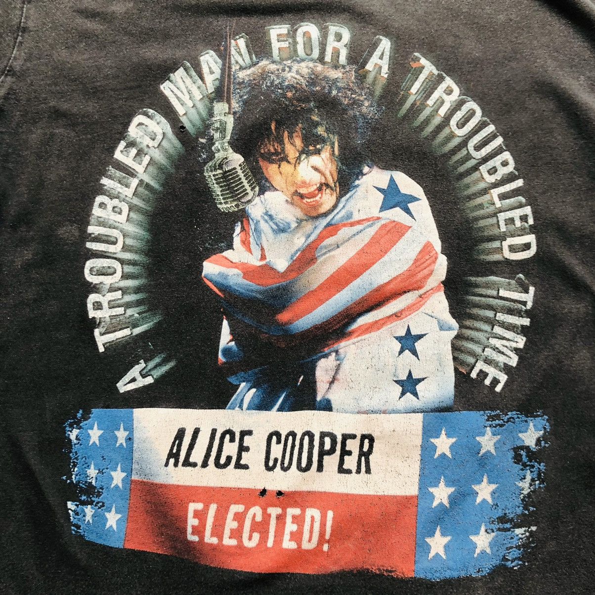 Band Tees × Vintage vintage Alice Cooper Elected band rock metal 80s 90s T-shirt Size US L / EU 52-54 / 3 - 3 Thumbnail