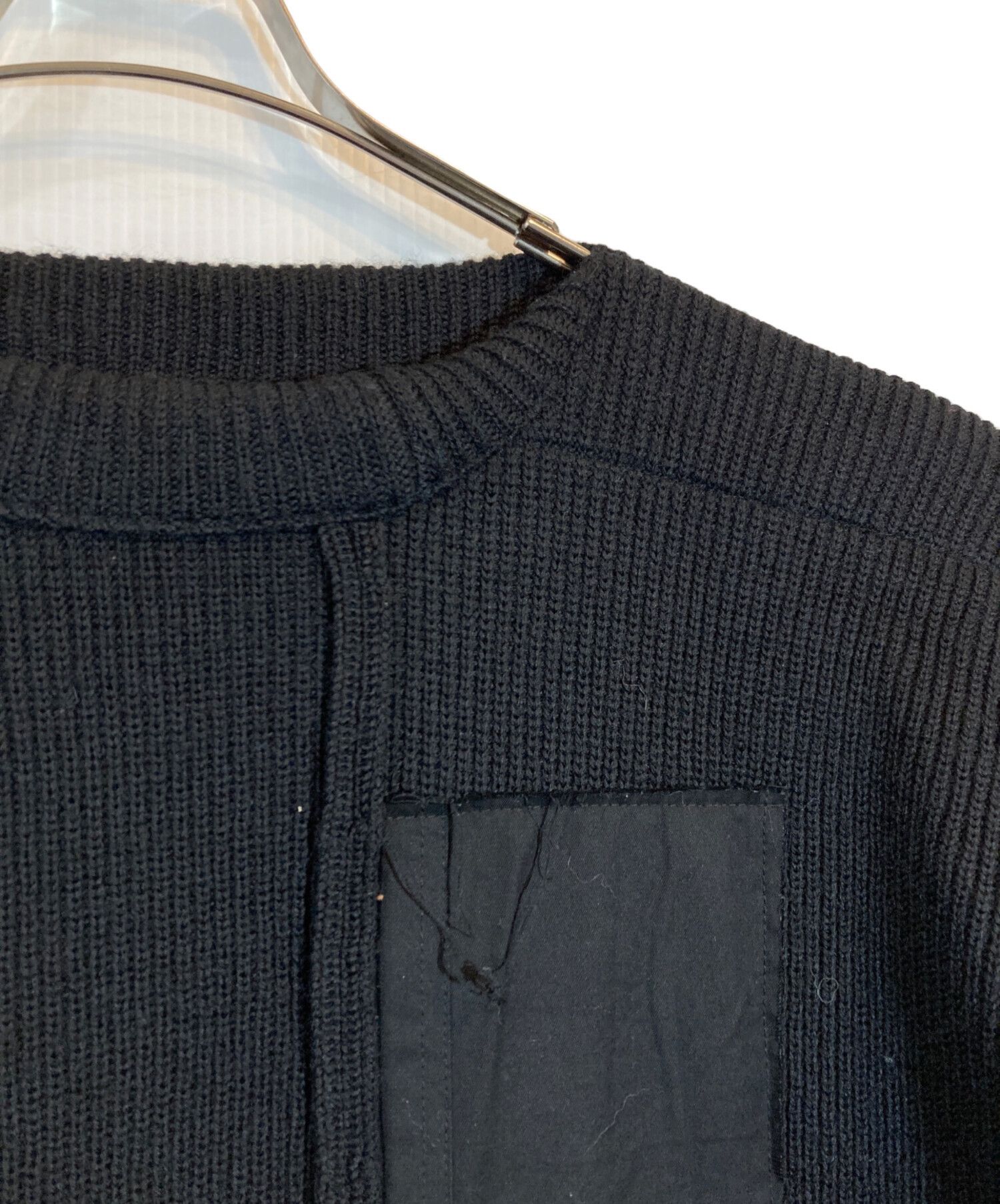Yohji Yamamoto Yohji Yamamoto pour homme HC-K10-880 Patch Knit Size US L / EU 52-54 / 3 - 6 Thumbnail