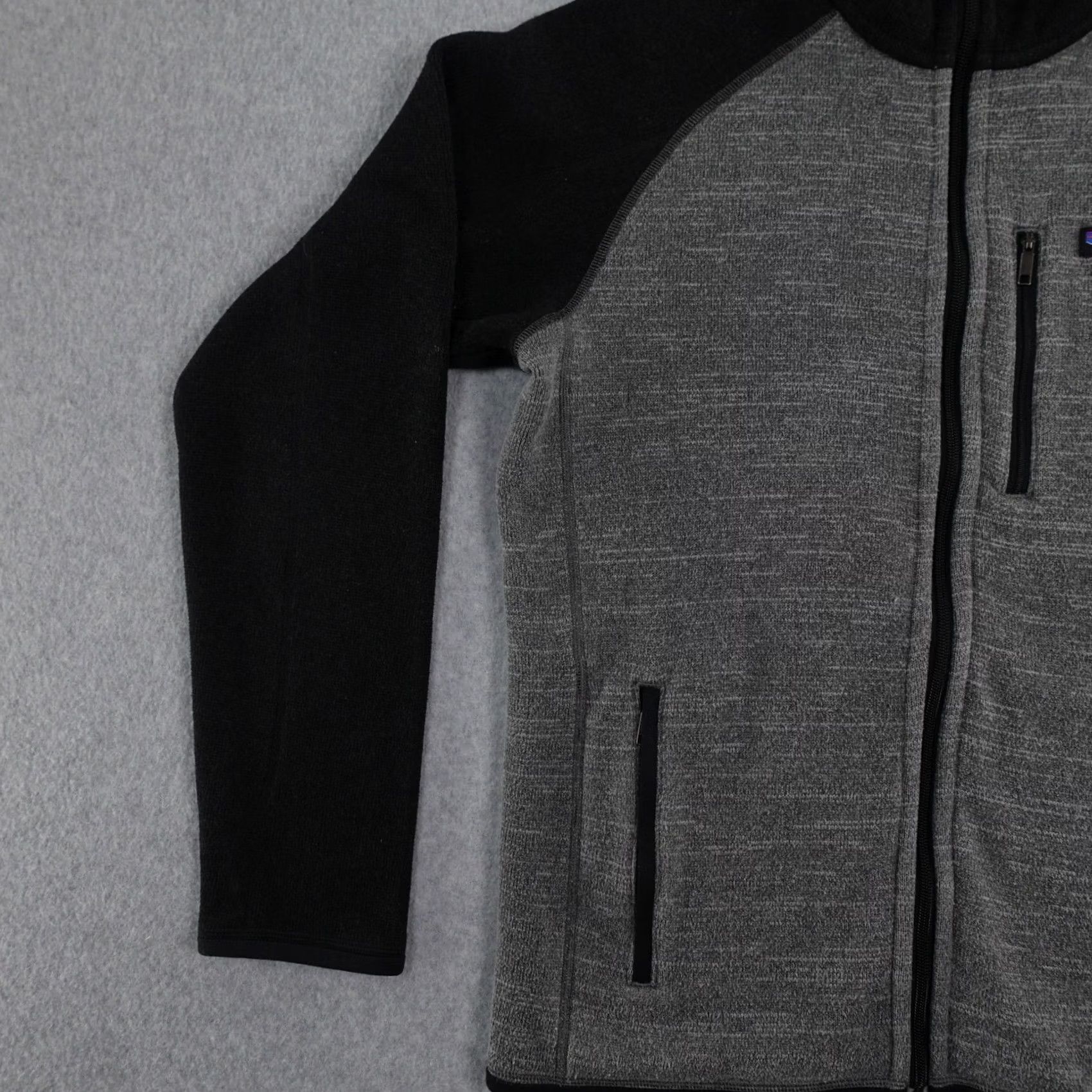 Patagonia Patagonia Sweater Adult Medium Black Gray Full Zip Hiking (21X26) Size US M / EU 48-50 / 2 - 6 Thumbnail