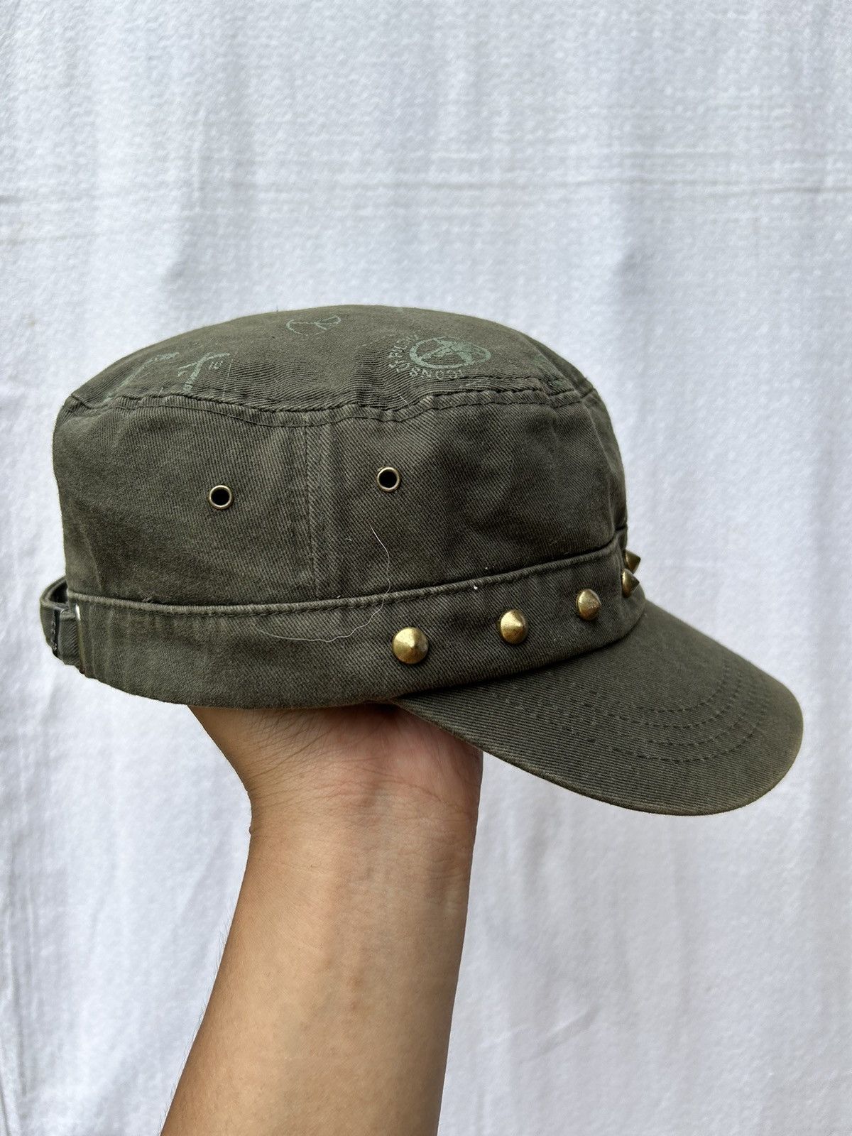 If Six Was Nine × Japanese Brand × Le Grande Bleu (L.G.B.) Japanese style cross skull studded hats Size ONE SIZE - 5 Thumbnail