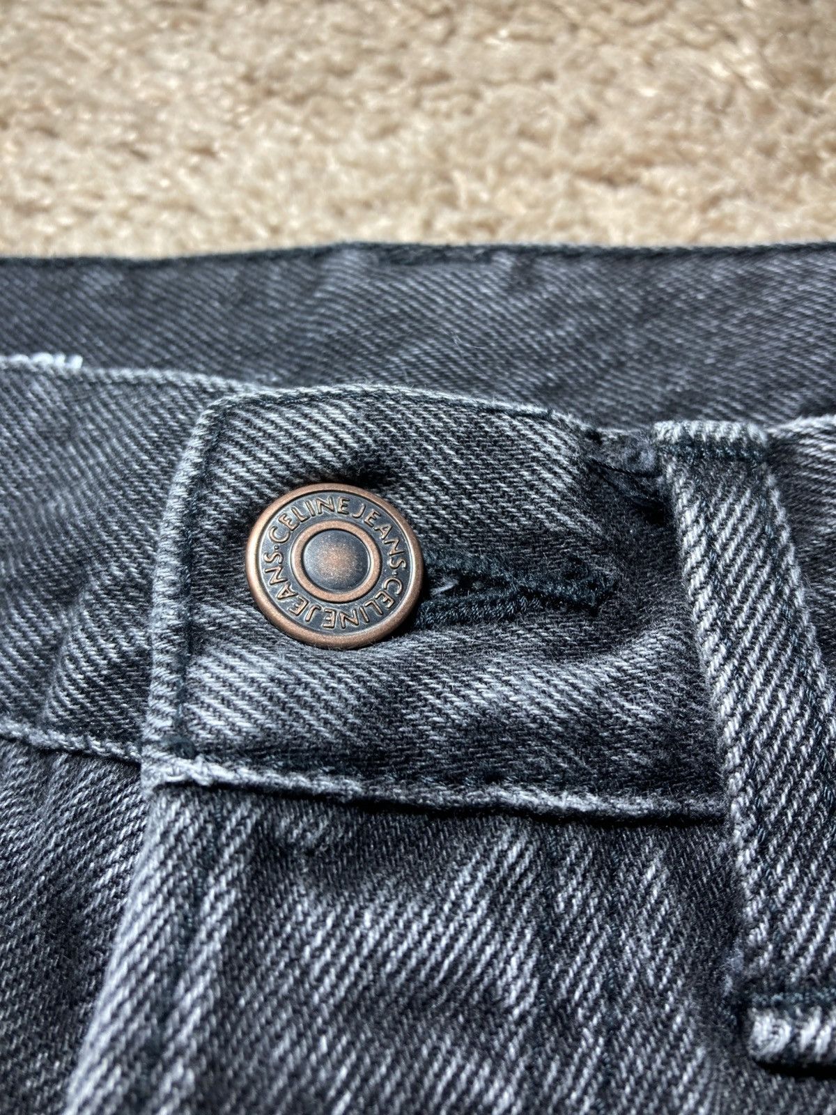 Celine SS23 Celine Kurt Jeans Charcoal Relaxed 90s 2023 Size US 27 - 3 Thumbnail