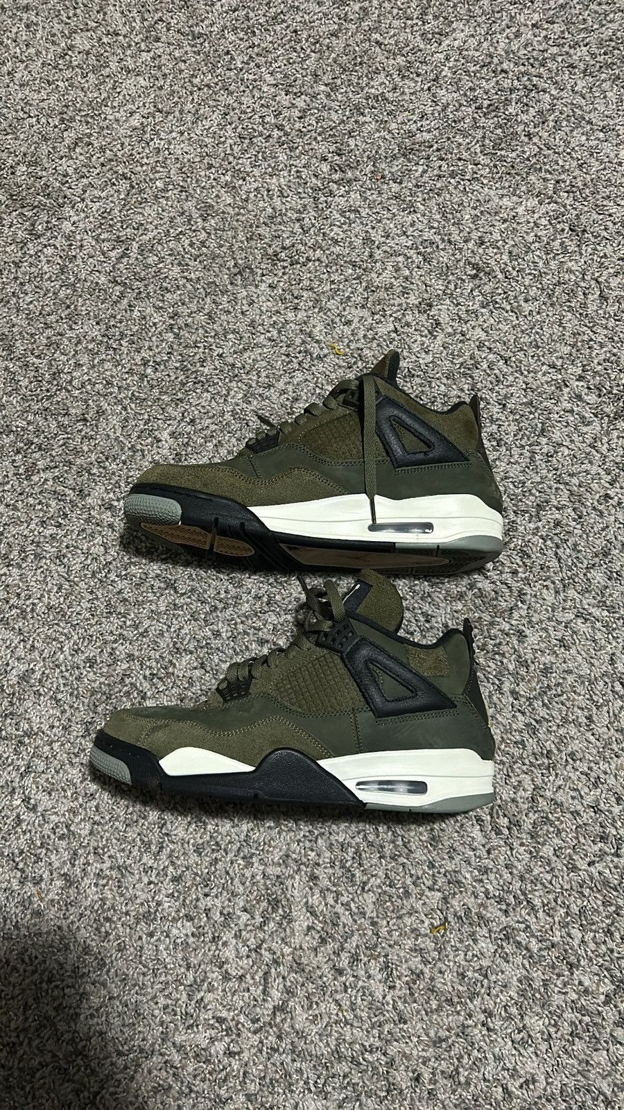 Jordan Brand air jordan 4 retro craft olive Size US 10.5 / EU 43-44 - 10 Thumbnail