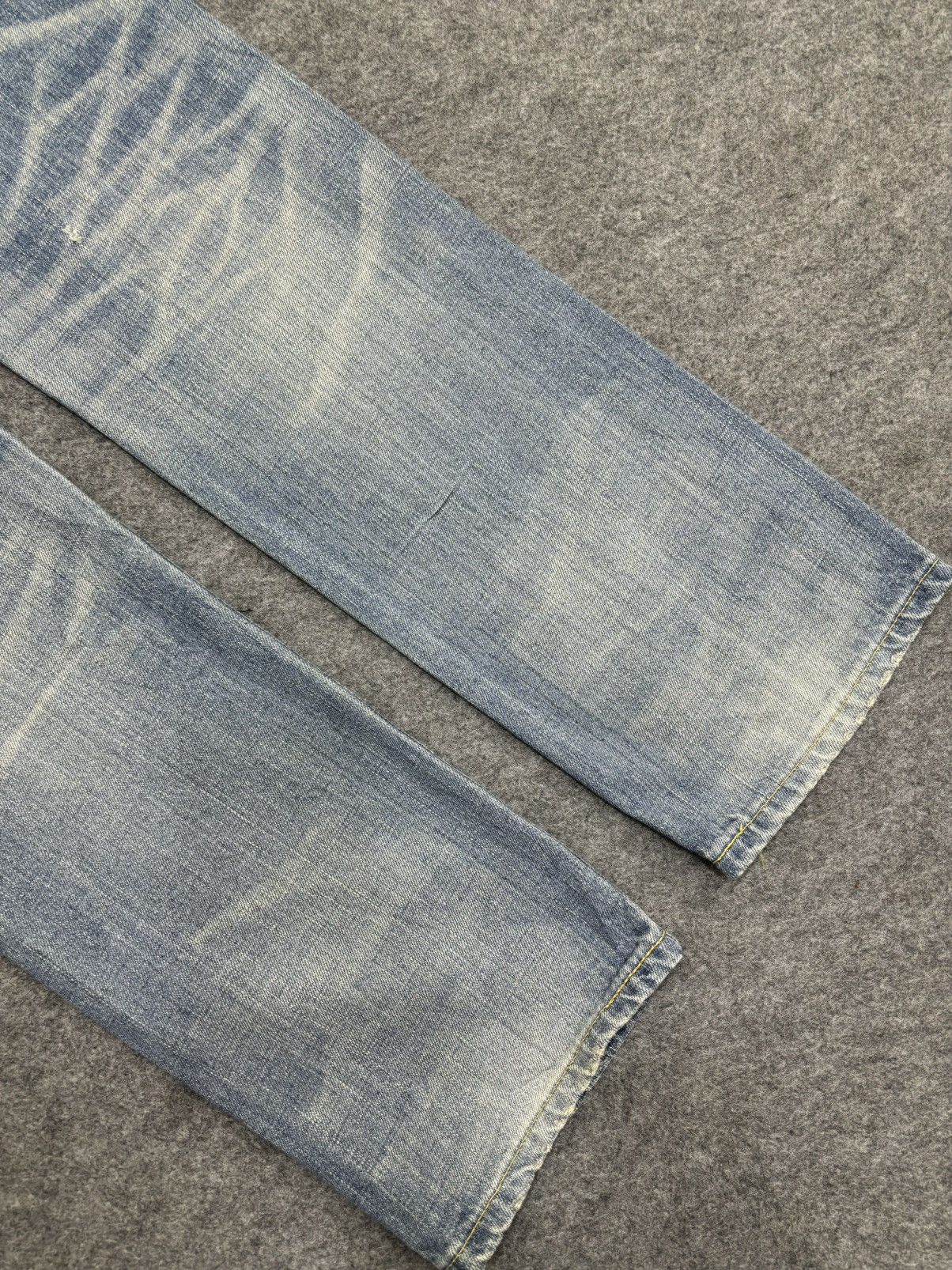 Edwin 💥Insane 90s Style💥Edwin 504ZX Slevedge Distressed Denim F538 Size US 31 - 20 Thumbnail