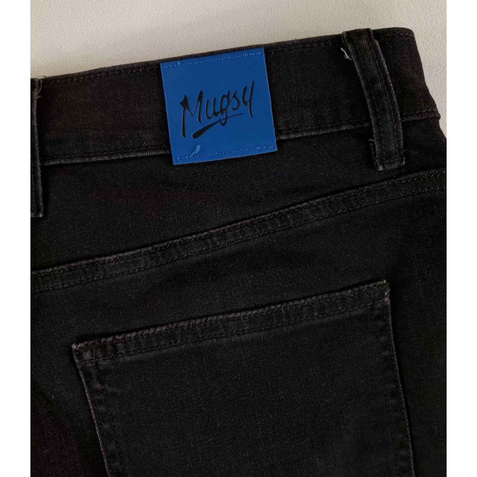 Vintage Mugsy Jeans Mags Stretch Black Mens 36x32 Inseam 32 Straight Jeans Regular Size 36 Men Black Size US 36 / EU 52 - 5 Thumbnail