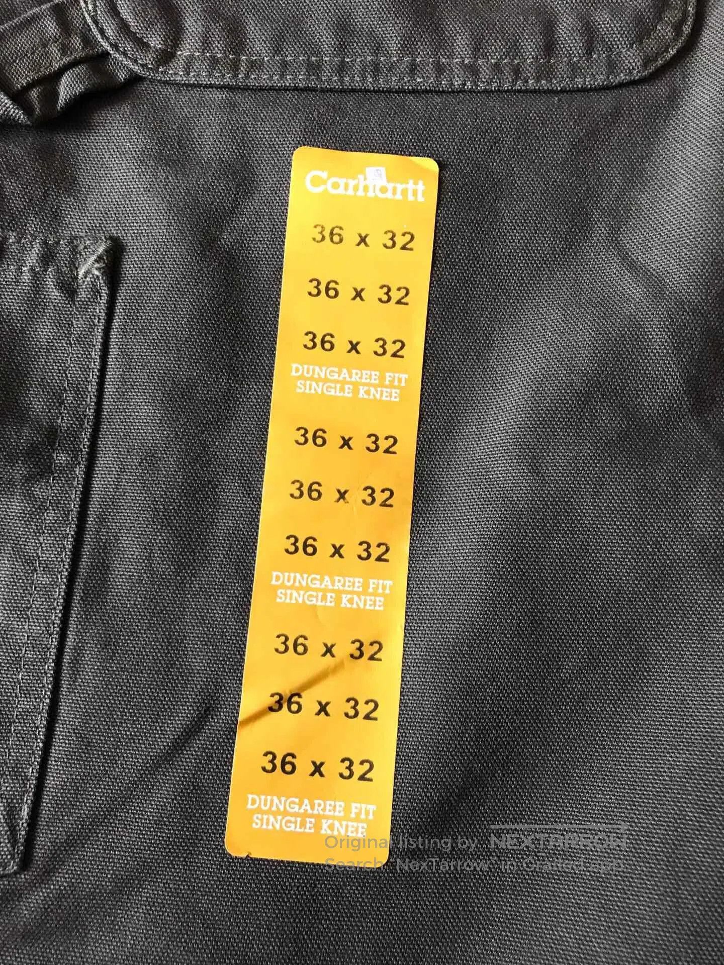 Carhartt Carhartt B11 MOS Canvas Work Pants 36x32. Size US 36 / EU 52 - 7 Thumbnail