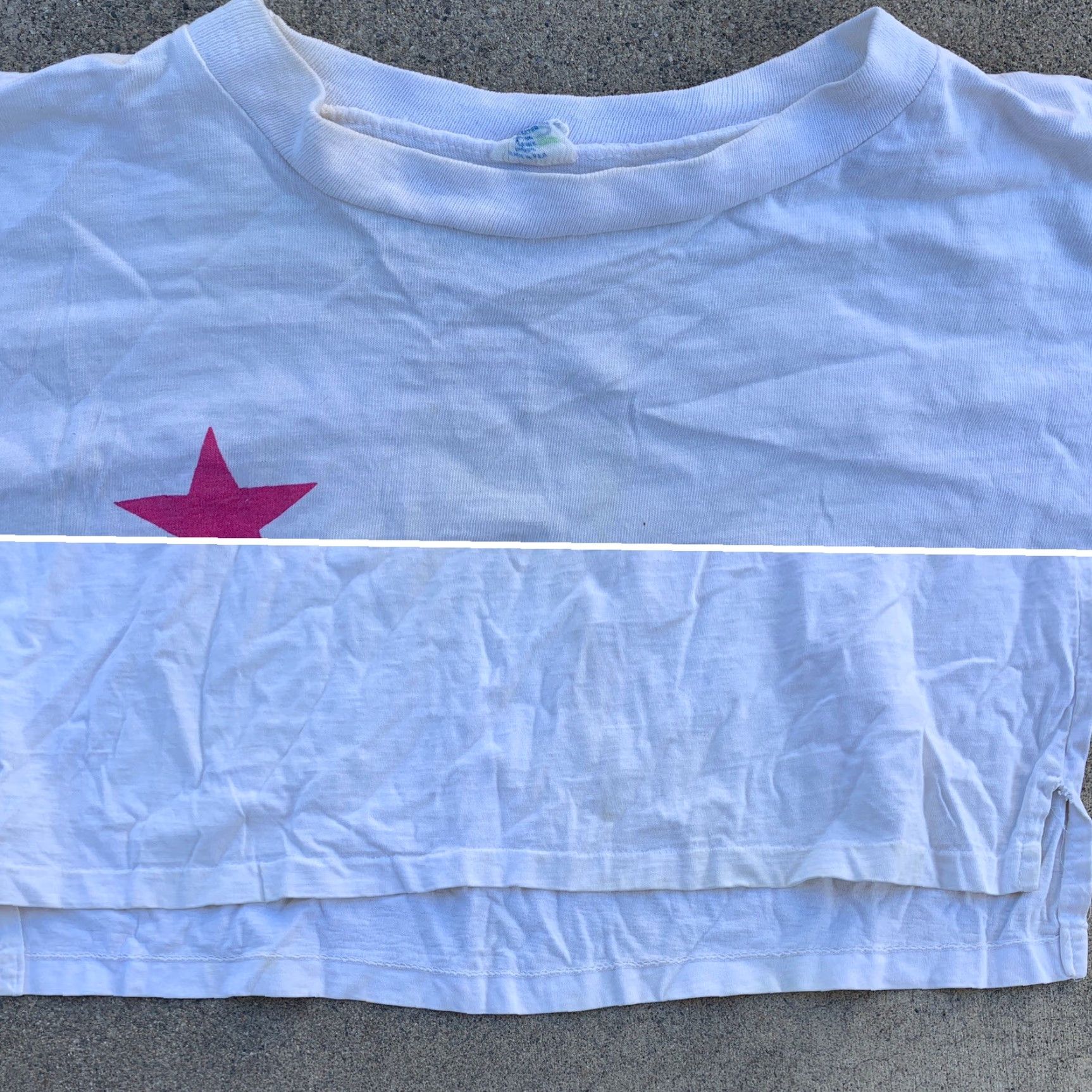 Vintage VINTAGE Jazzercise T-Shirt 80s 1980s One Size USA Alore White 100% Cotton Graphic Sportswear/Beach Men’s Women’s? Size ONE SIZE - 7 Thumbnail