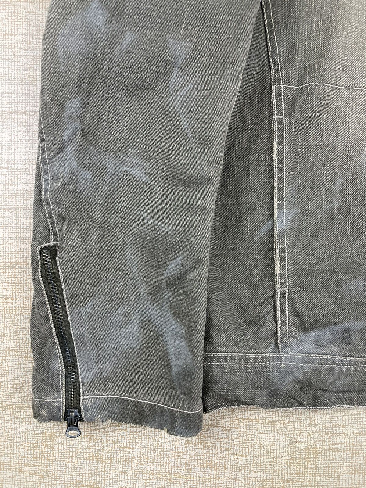 Vintage ALLIX DESIGN Japanese Brand Acid Wash Grey Jacket