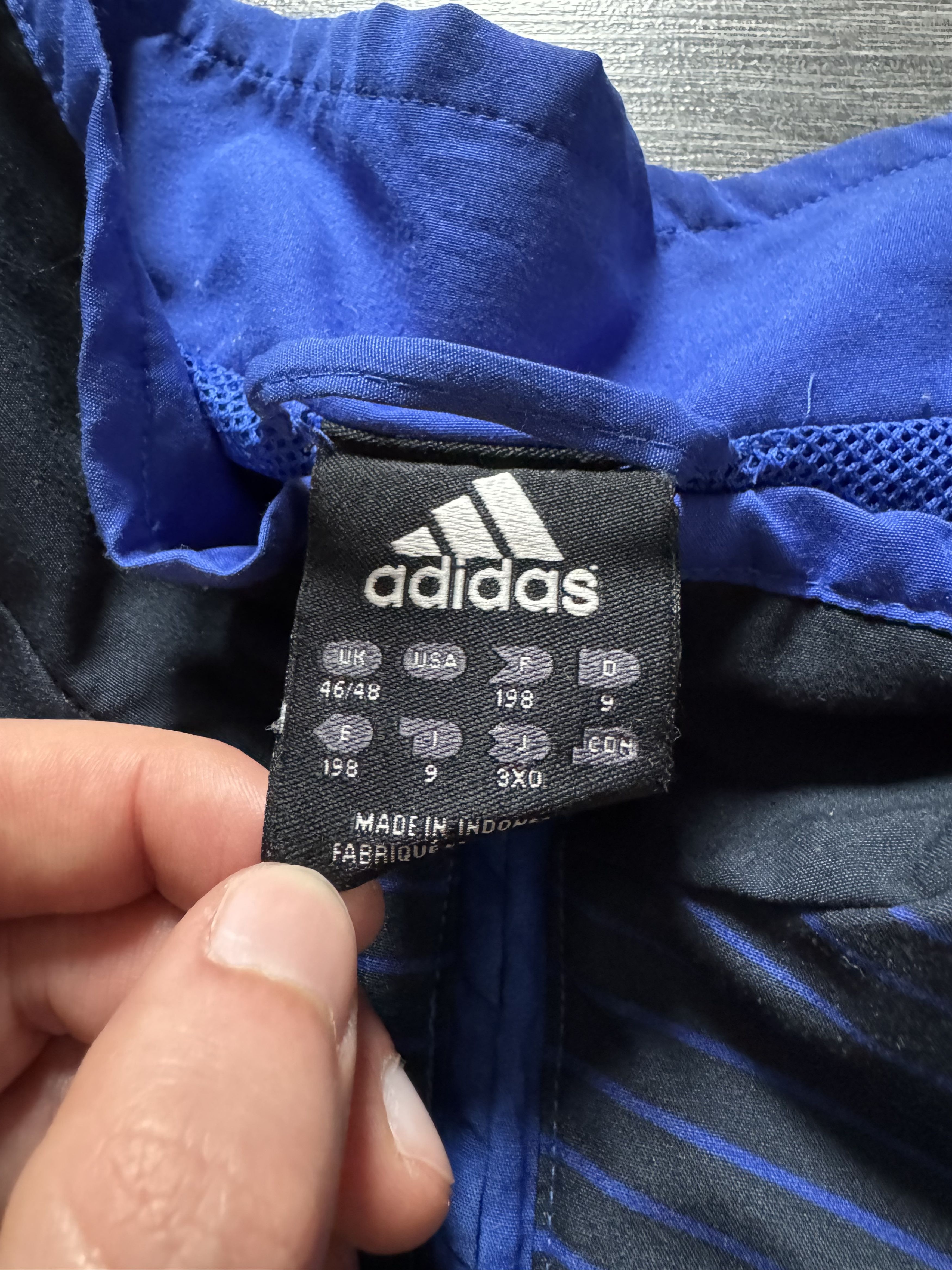 Adidas Vintage 00s Adidas Baggy Track Suit Windbreaker + Pants Size US XXL / EU 58 / 5 - 8 Thumbnail