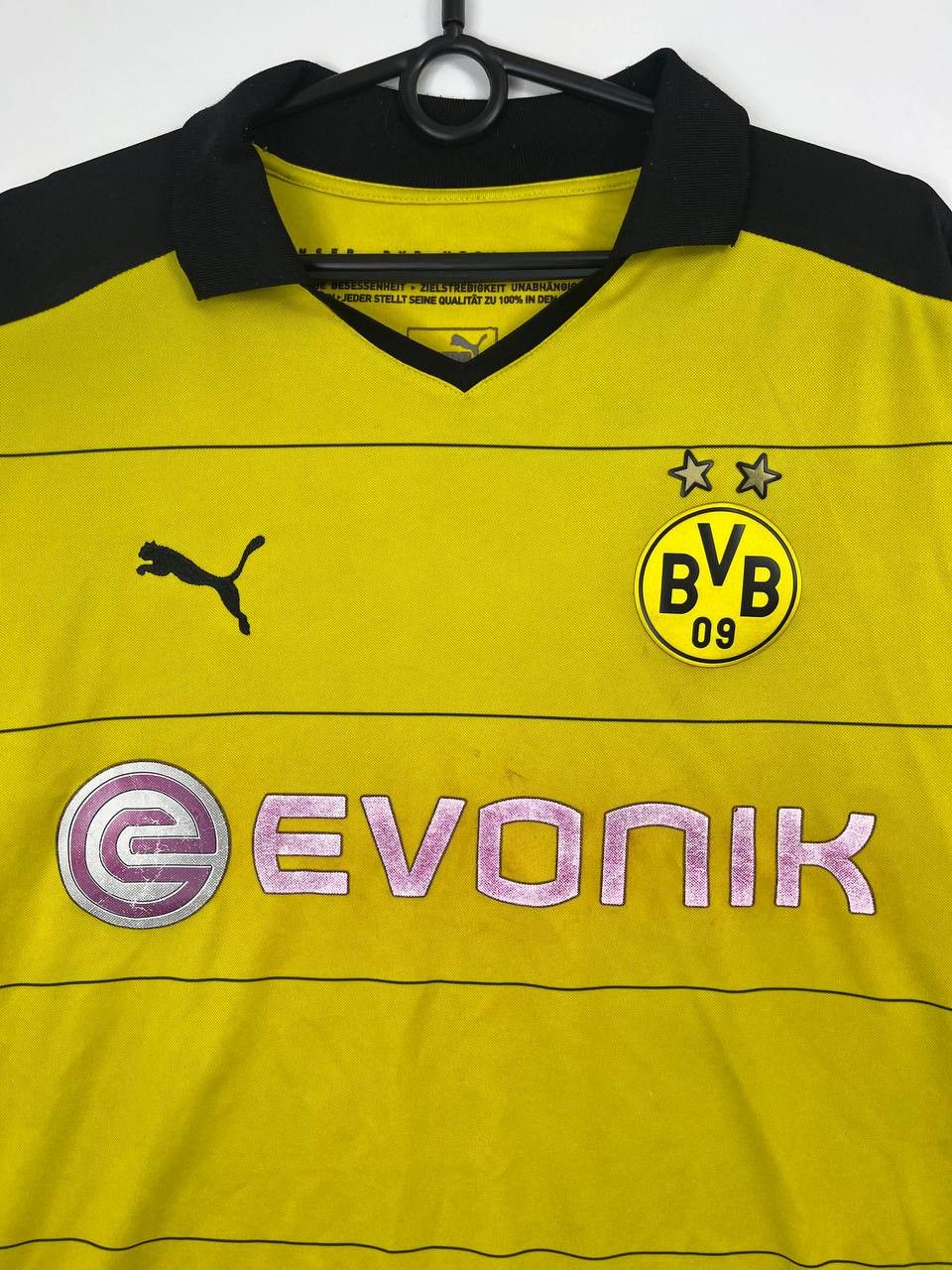 Puma Borussia Dortmund 2015-16 Home Shirt Puma BVB 09 Jersey M Size US M / EU 48-50 / 2 - 2 Thumbnail