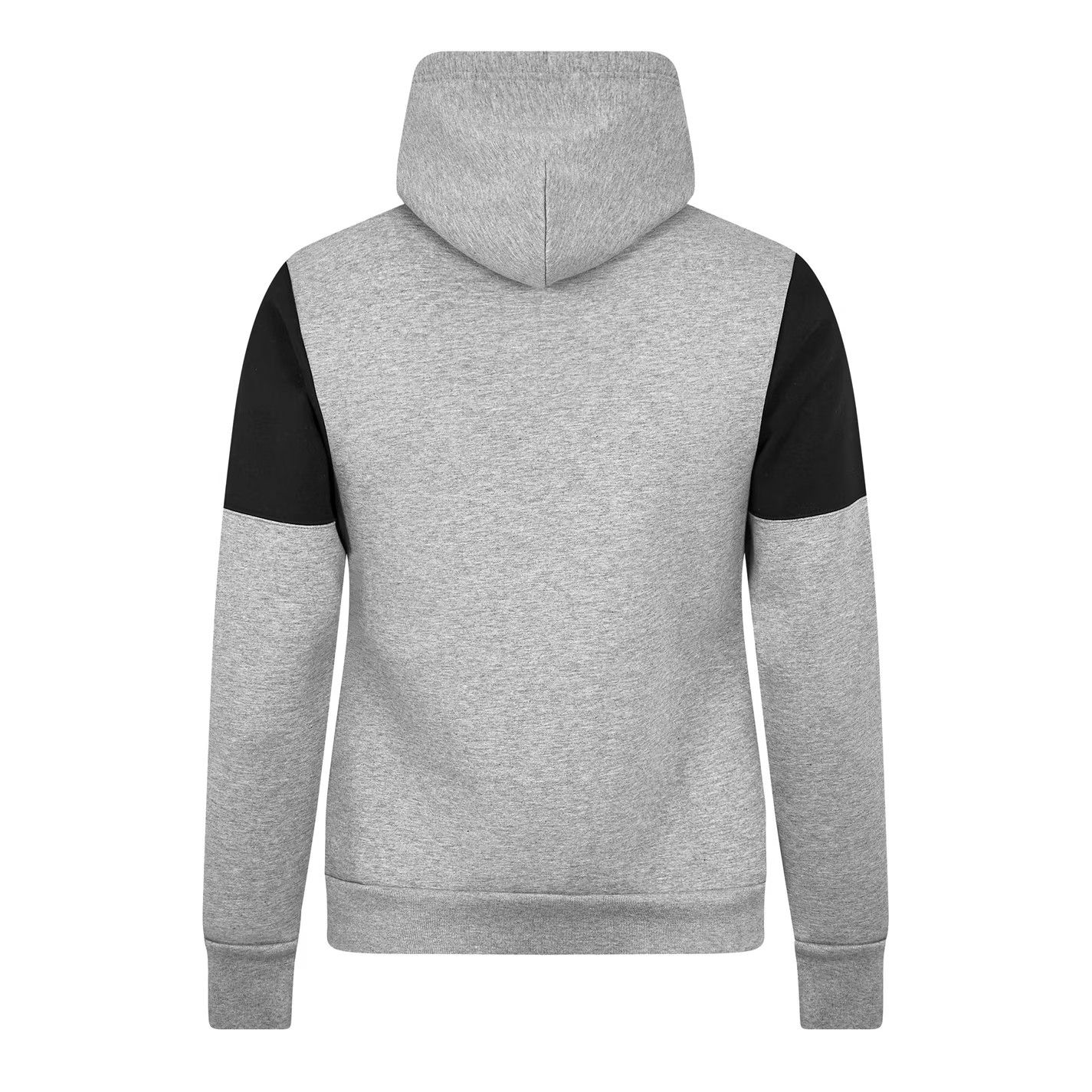 Balenciaga o1g2r1mq0226 Contrast Band Hoodie In Heather Grey/Black Size US L / EU 52-54 / 3 - 2 Thumbnail