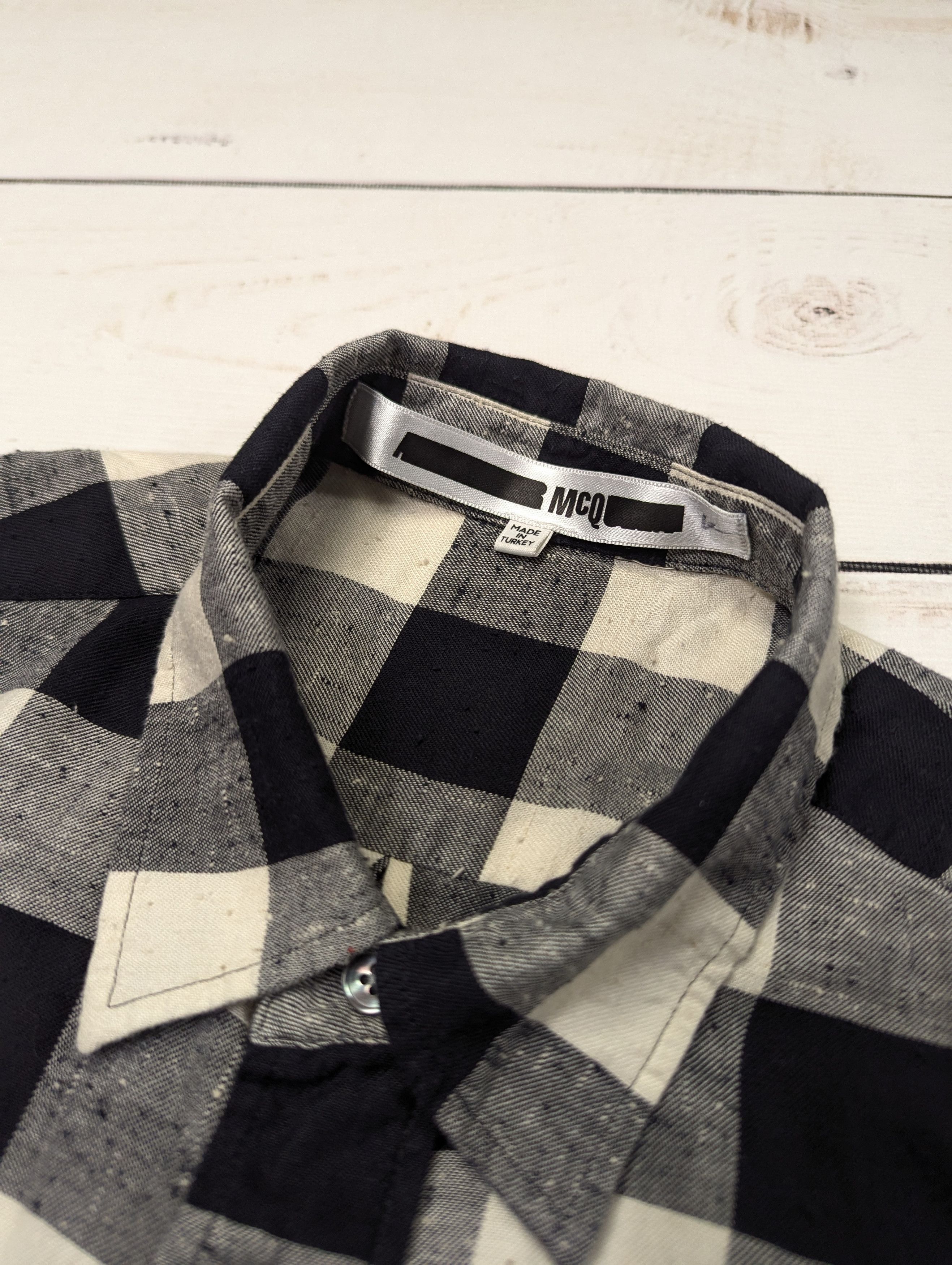 Alexander McQueen Alexander McQueen Pocket Check Long Sleeve Shirt Size 50 Size US M / EU 48-50 / 2 - 7 Thumbnail
