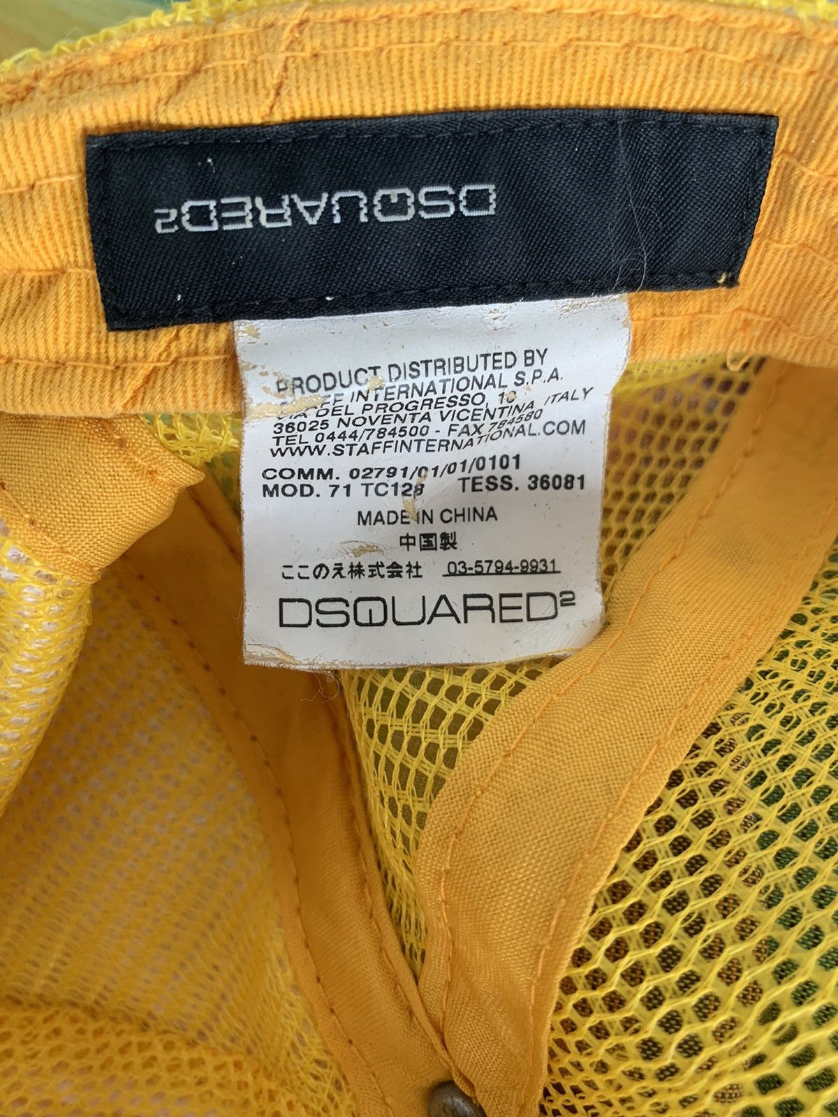 Dsquared2 DQUARED2 ALL AROUND THE WORLD TRUCKERS CAP Size ONE SIZE - 15 Thumbnail