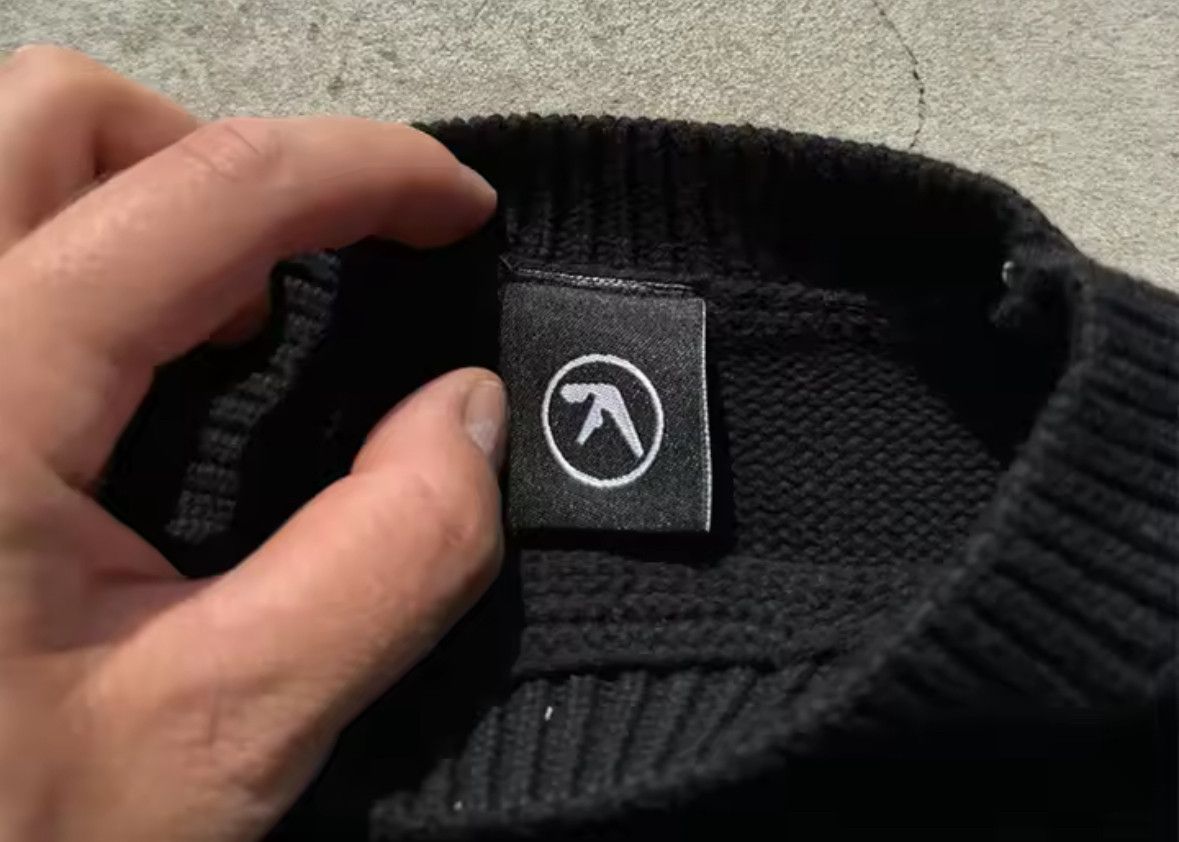 Other Y2K Street Aphex Pattern Sweater Jacquard Knit Sweatshirt Size US L / EU 52-54 / 3 - 4 Thumbnail