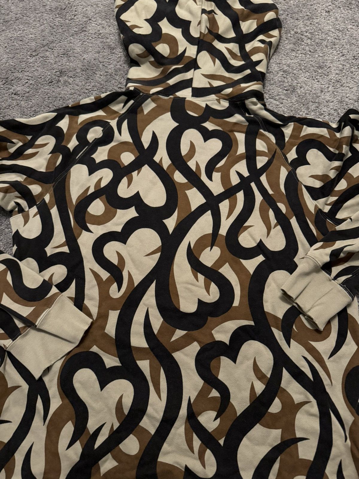 Number Nine AW04 Tribal Hoodie