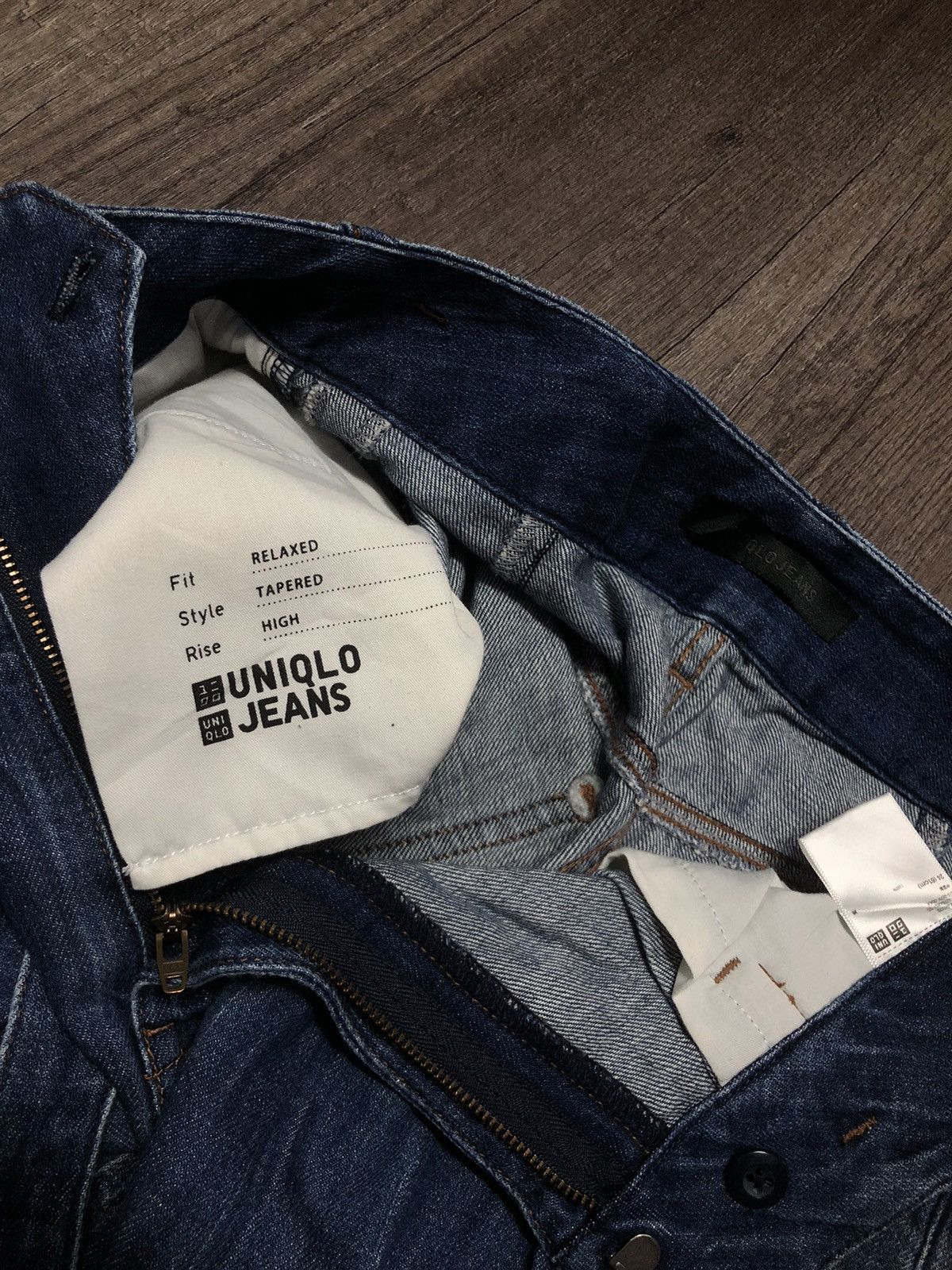 Japanese Brand × Uniqlo × Vintage Uniqlo Jeans Fit Relaxed Style Tapered With Belt (unisex) Size 28" / US 6 / IT 42 - 20 Thumbnail