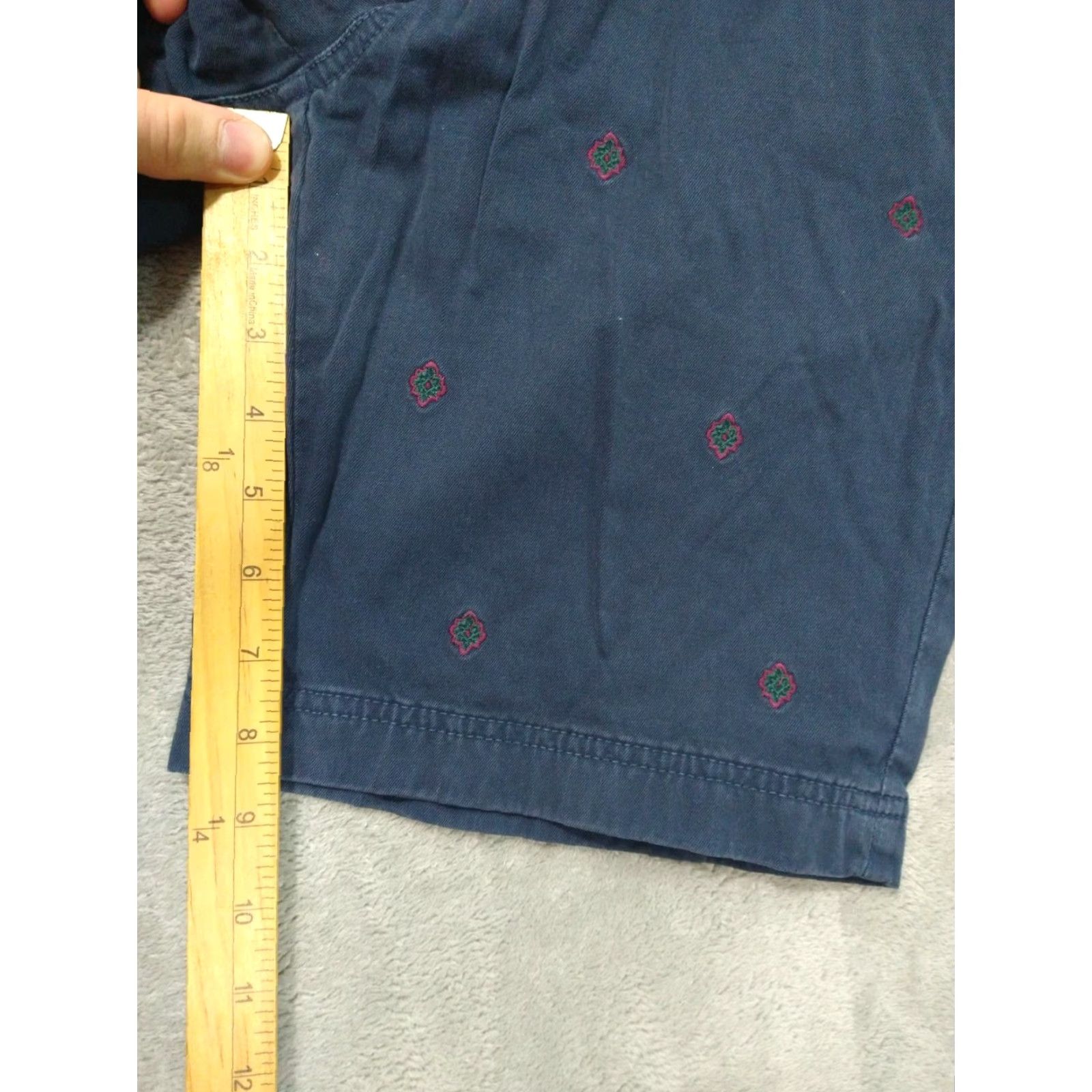 Brooks Brothers Brooks Brothers Shorts Mens 32 Navy Blue Chino Flat Front Southwest Mid Rise Casual Summer Spring Size US 32 / EU 48 - 5 Thumbnail
