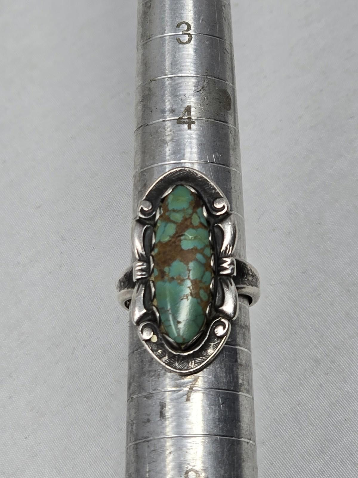 Billionaire Boys Club Vtg Bells Trading Post Sterling Silver Turquoise Ring Size 6 Size ONE SIZE - 9 Thumbnail