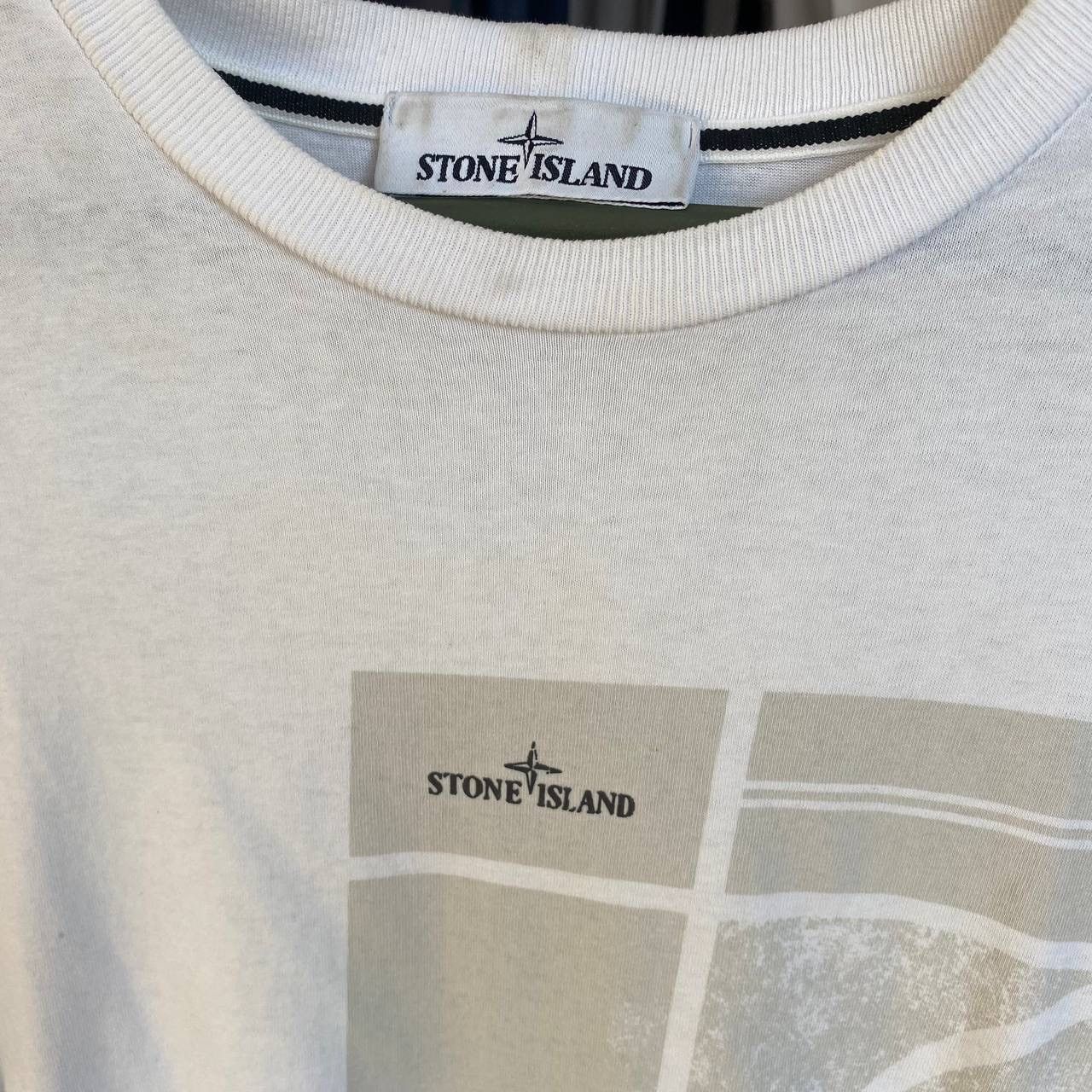 Stone Island Luxury Stone Island Big Logo Y2K luxury streetwear tee Size US S / EU 44-46 / 1 - 3 Thumbnail