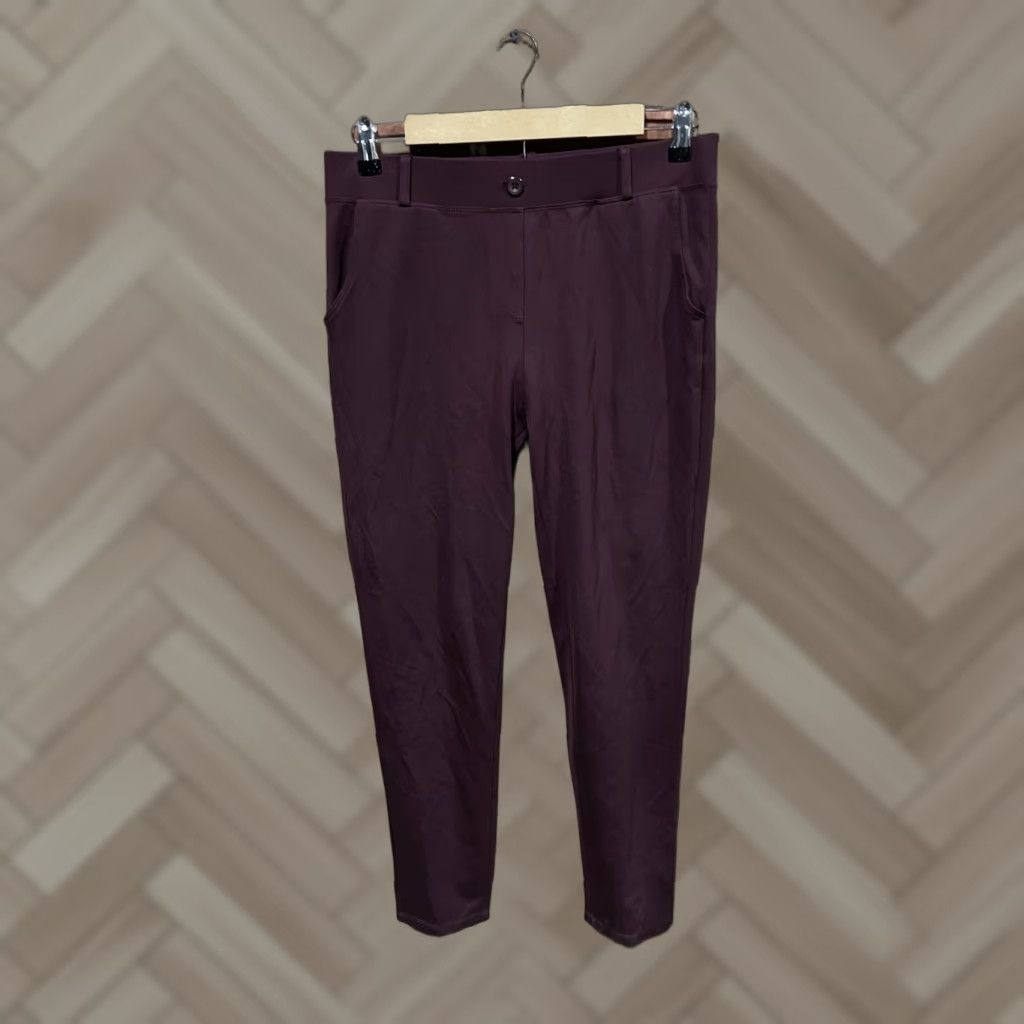 Vintage Willit Womens Red Pull On Cropped Pants Size Medium Size 32" / US 10 / IT 46 - 1 Thumbnail