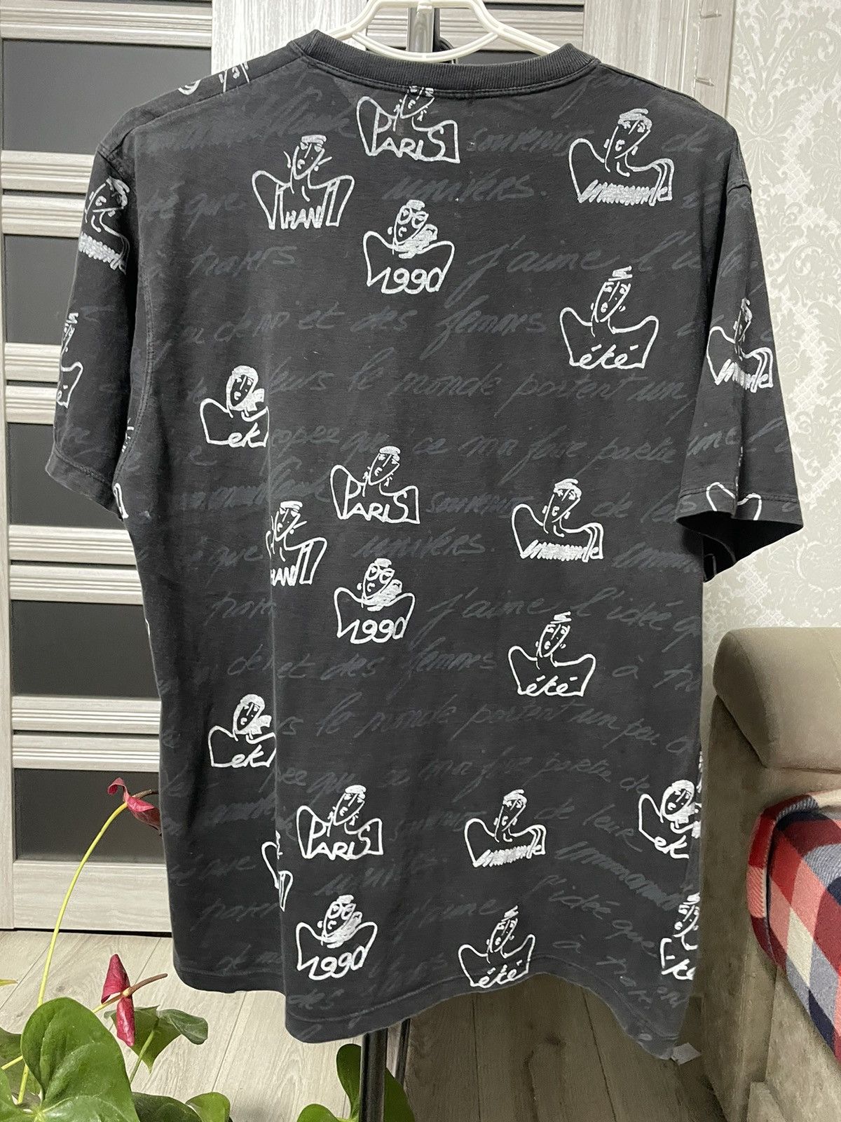 Designer × Emmanuelle Khanh Archive Emmanuelle Khanh Paris 80s Monogram T Shirt Rare Tee Size US XL / EU 56 / 4 - 5 Thumbnail