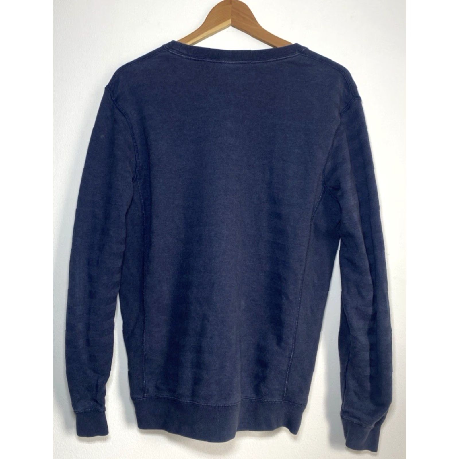Nike VINTAGE Nike Men's Crewneck Sweatshirt Striped Sz S Blue Logo City Vintage 6.0 Pullover Size US S / EU 44-46 / 1 - 2 Thumbnail