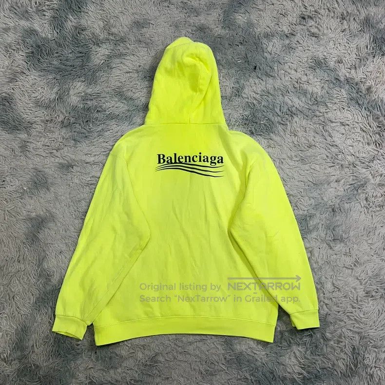 Balenciaga Balenciaga Wave Design Hoodie Size S Size US S / EU 44-46 / 1 - 4 Thumbnail